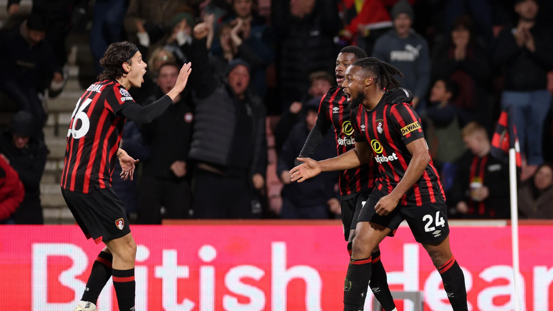 Bournemouth hit back from three goals down to stun Luton