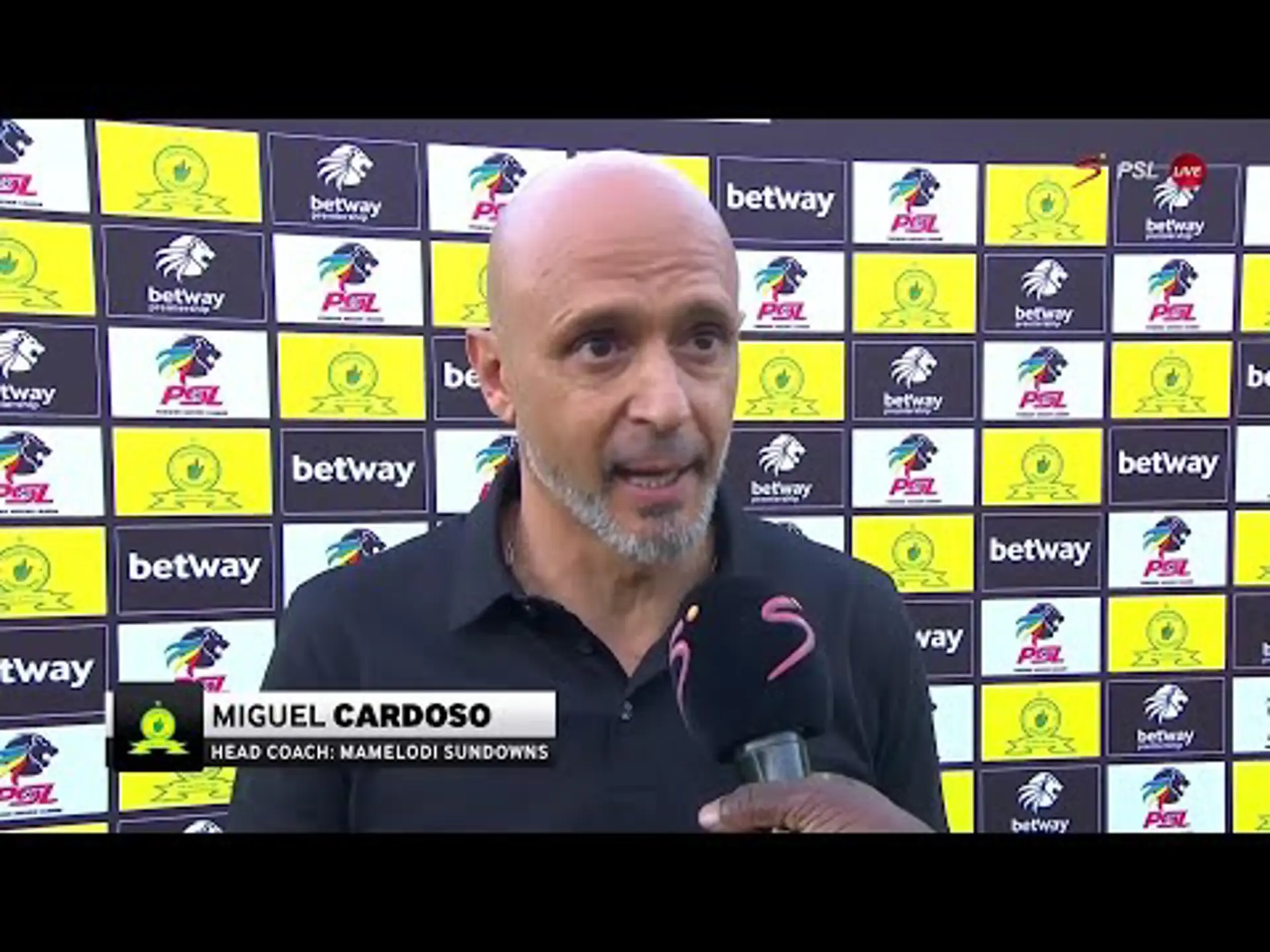 It's all written on our shirt - Miguel Cardoso | Mamelodi Sundowns v Stellenbosch