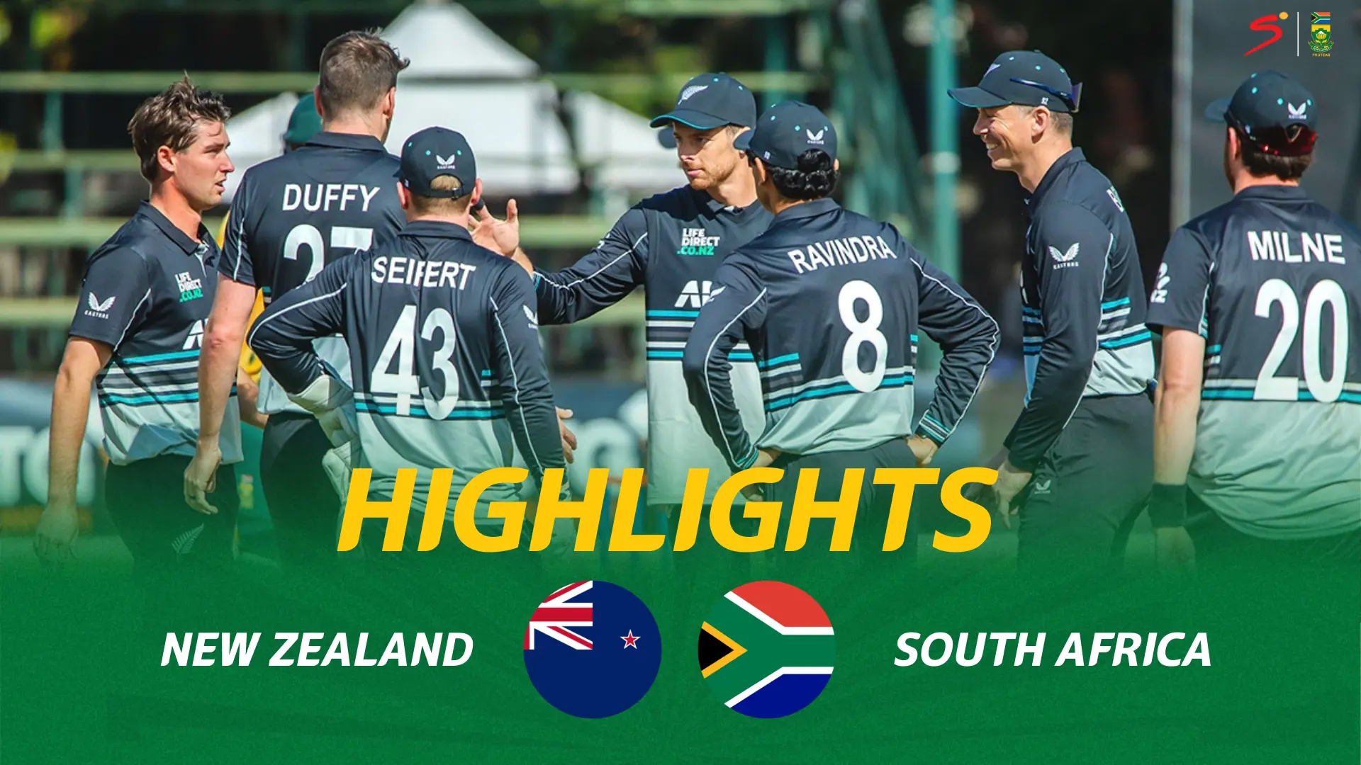 New Zealand v South Africa | Short Highlights | 5th T20 Tri-Series