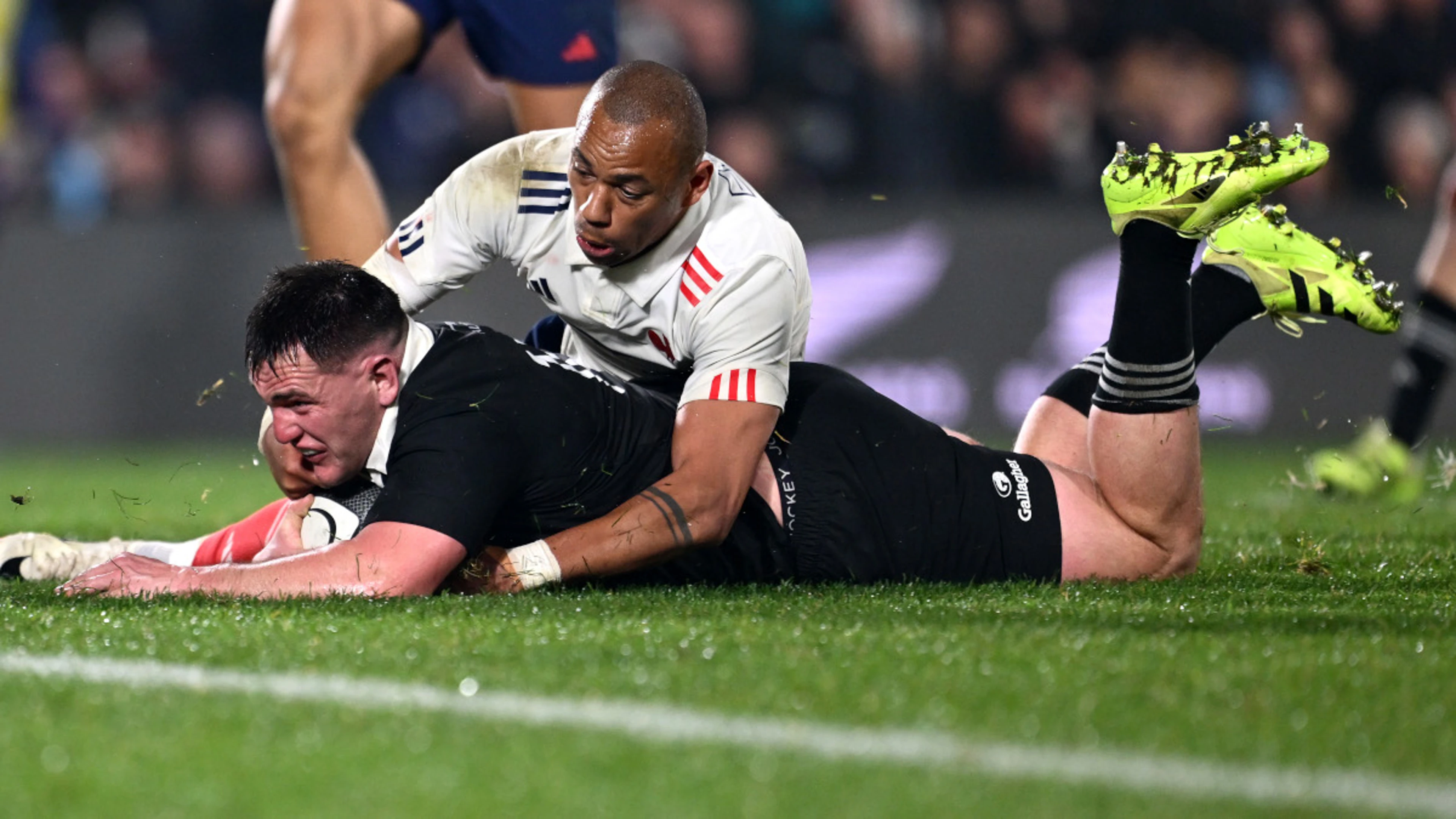 All Blacks grind down France in Hamilton to sweep series