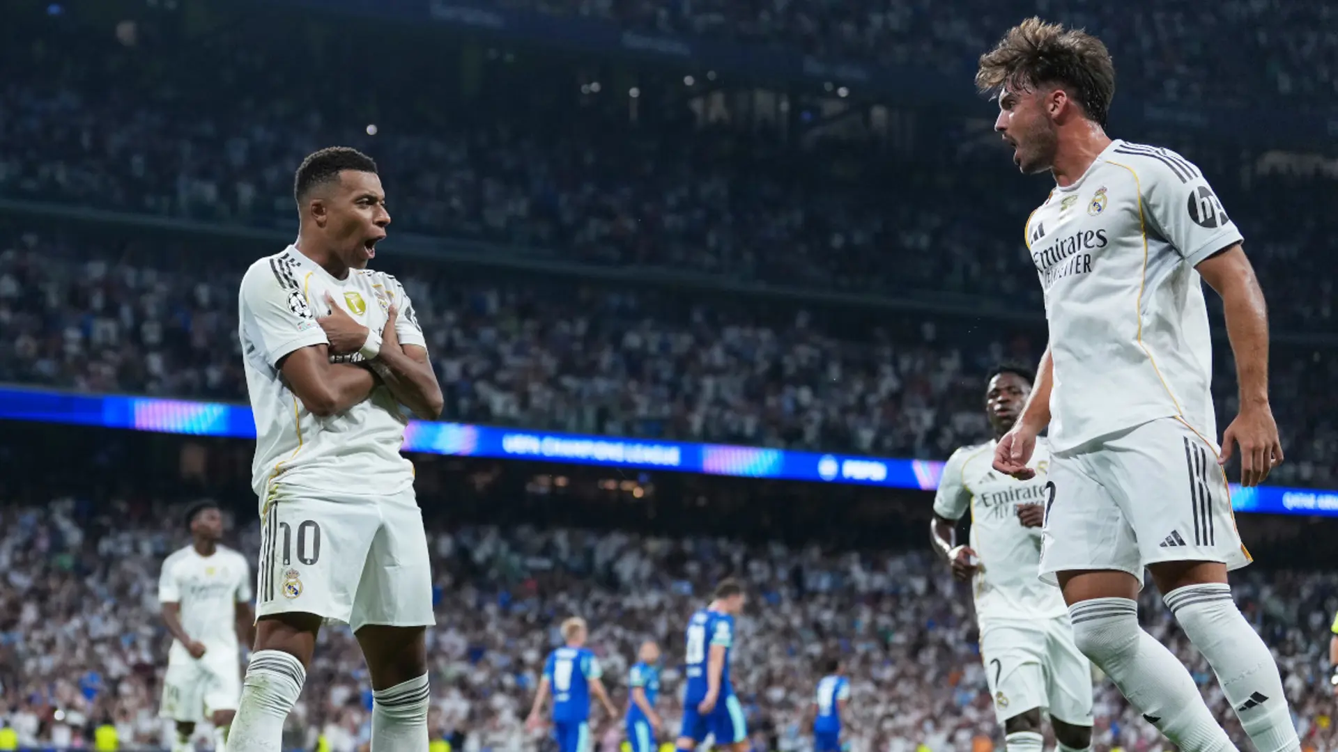 Mbappe on the spot as 10-man Real fight back to beat Marseille