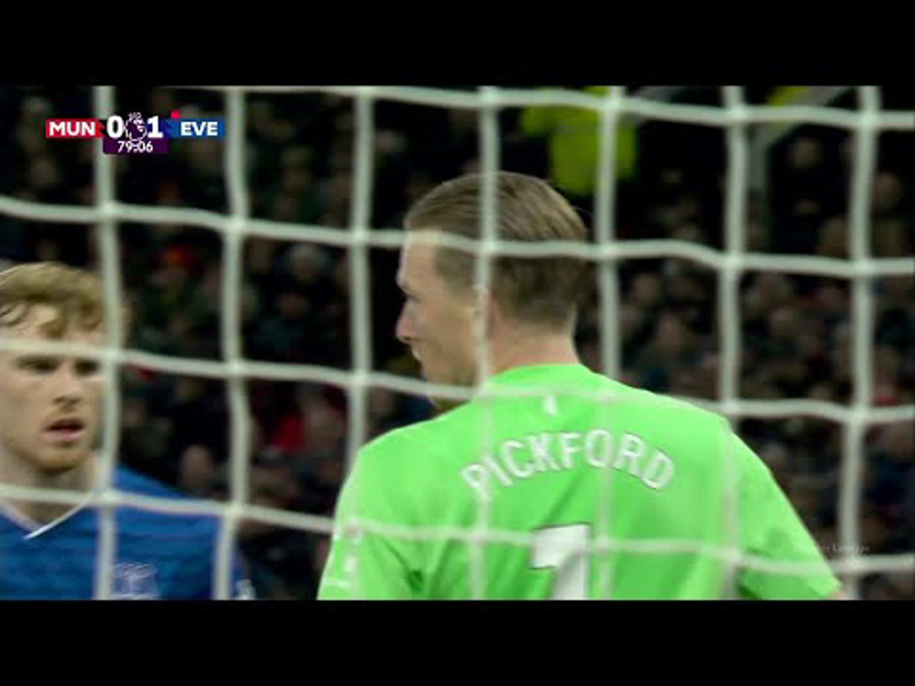 Jordan Pickford | 80ᵗʰ Minute Spectacular Gk Save v Manchester United