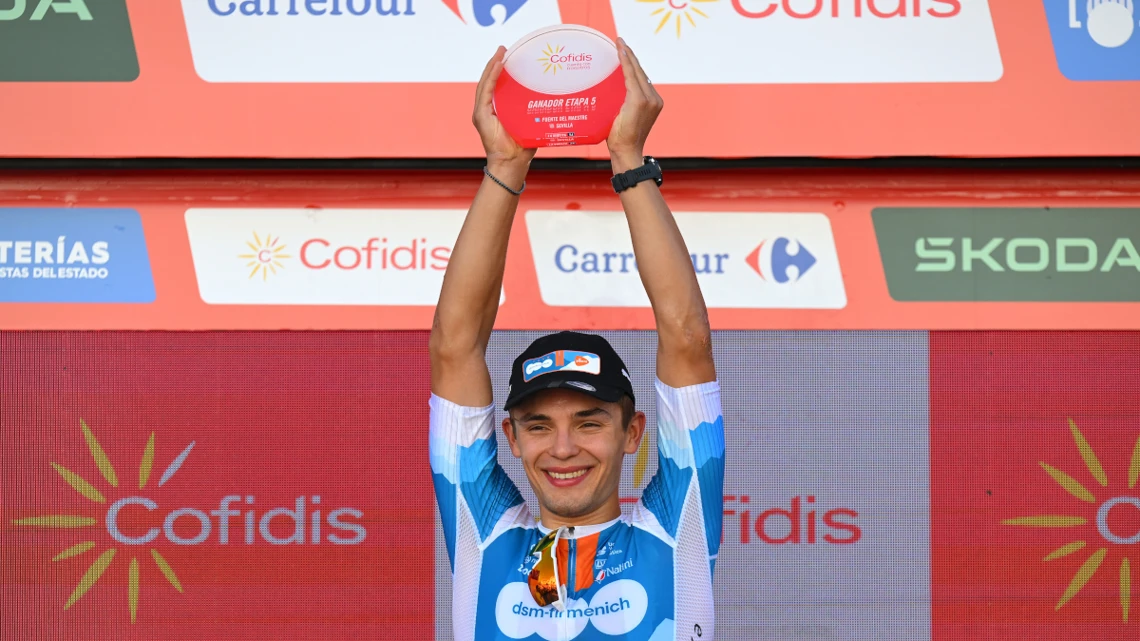 Bittner edges Van Aert to win Vuelta fifth stage | SuperSport