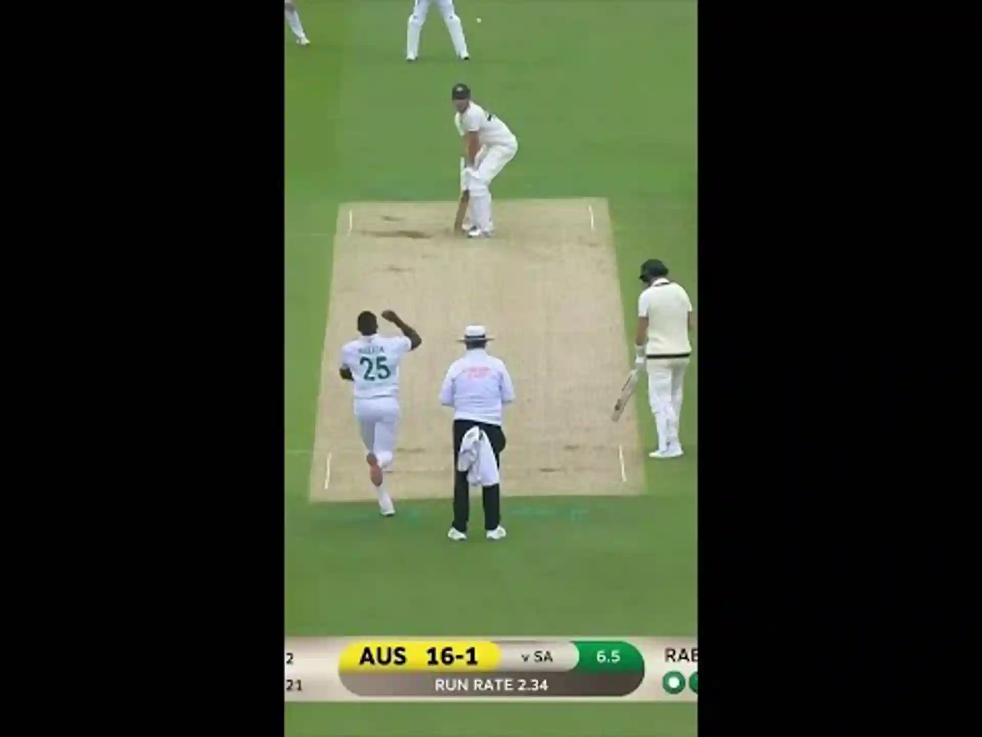 Rabada strikes twice in the same over!