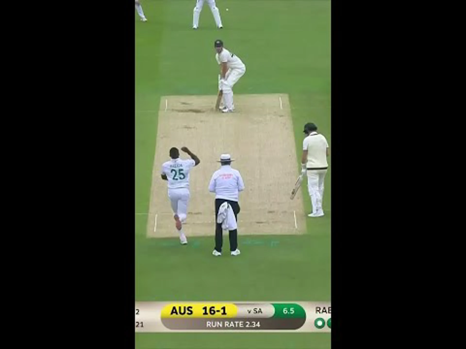 Rabada strikes twice in the same over!