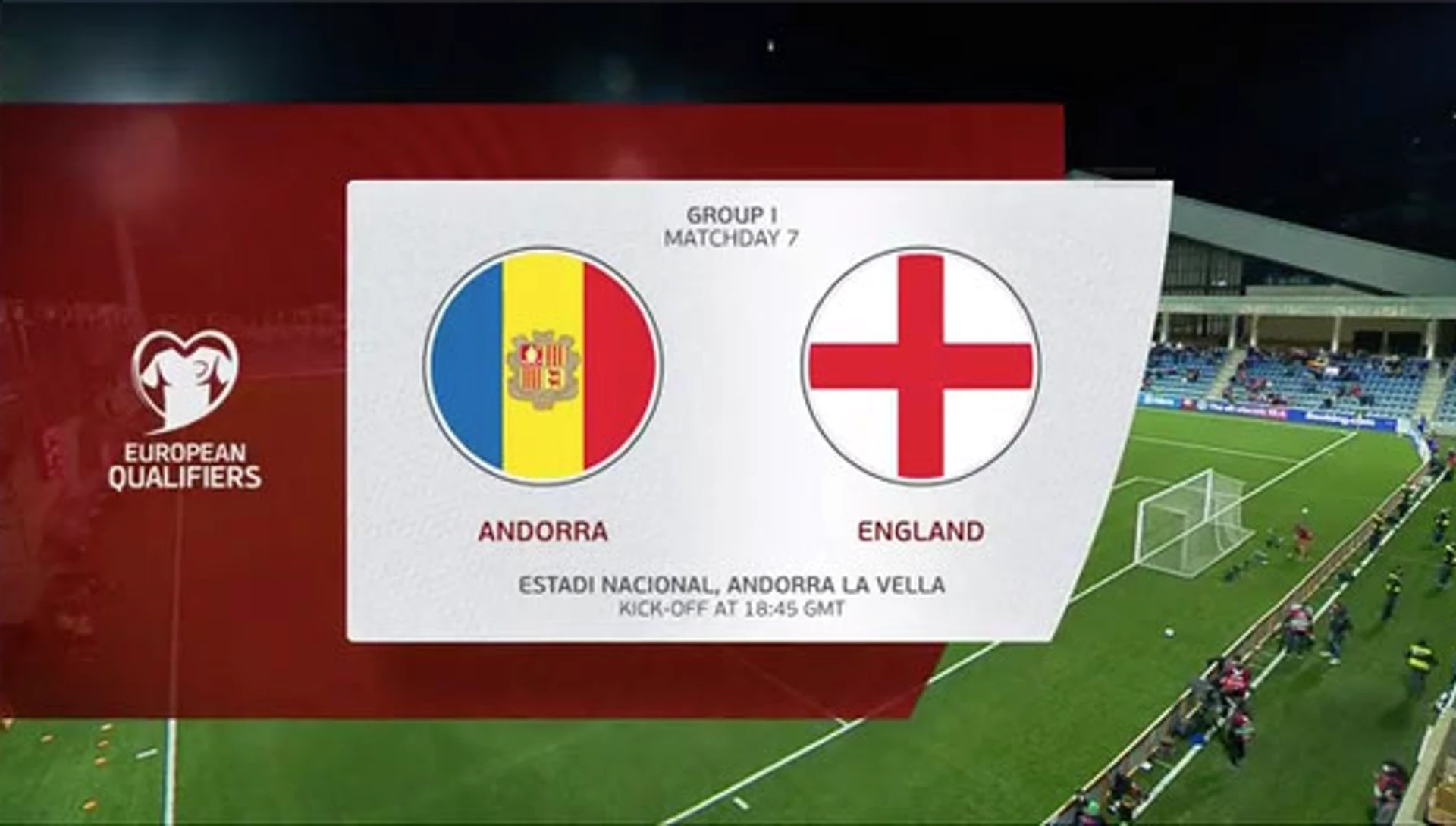 FIFA World Cup 2022 Qualifiers | Europe | Andorra v England  | Highlights