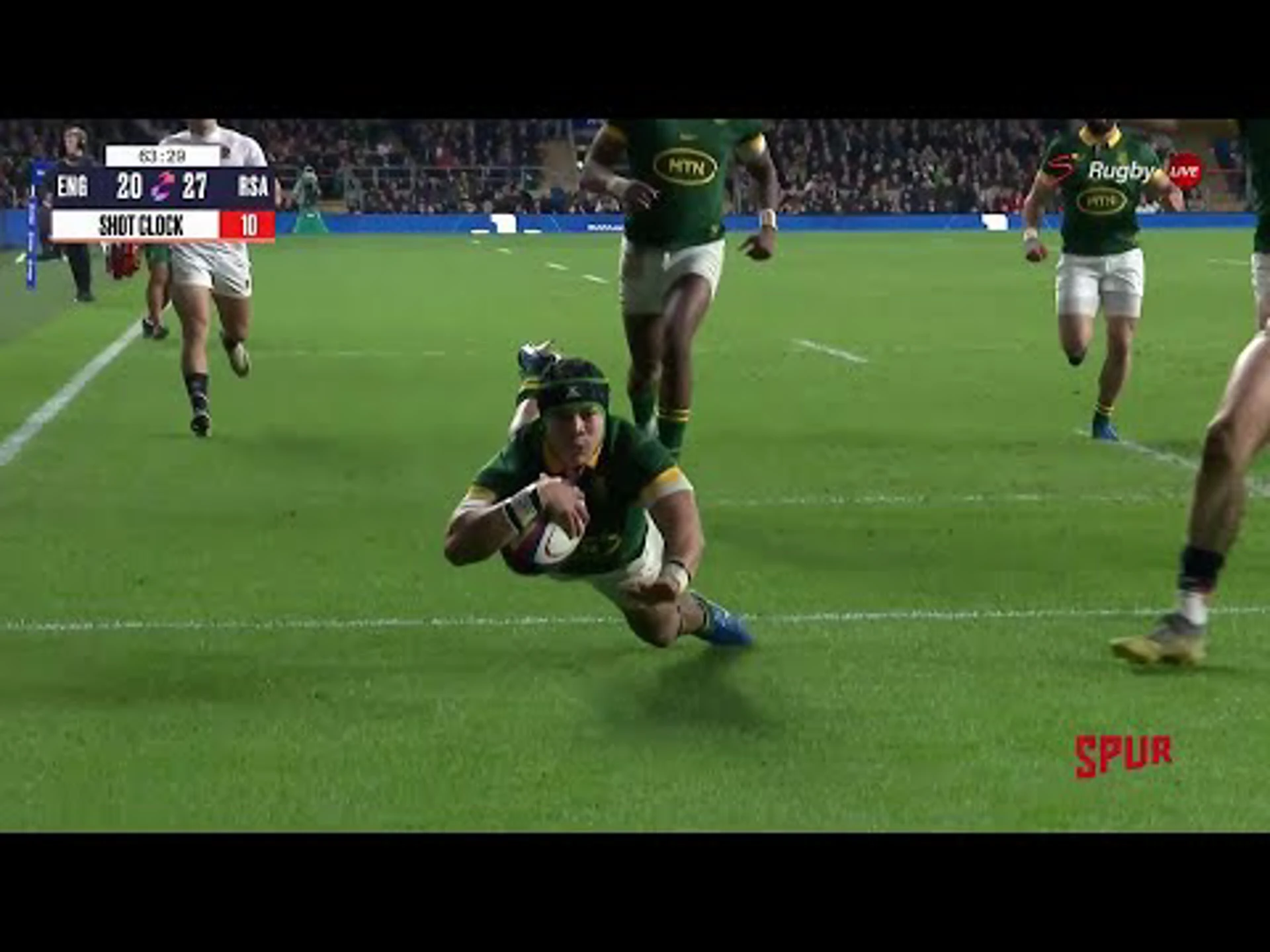 Cheslin Kolbe | 63ʳᵈ Minute Try v England