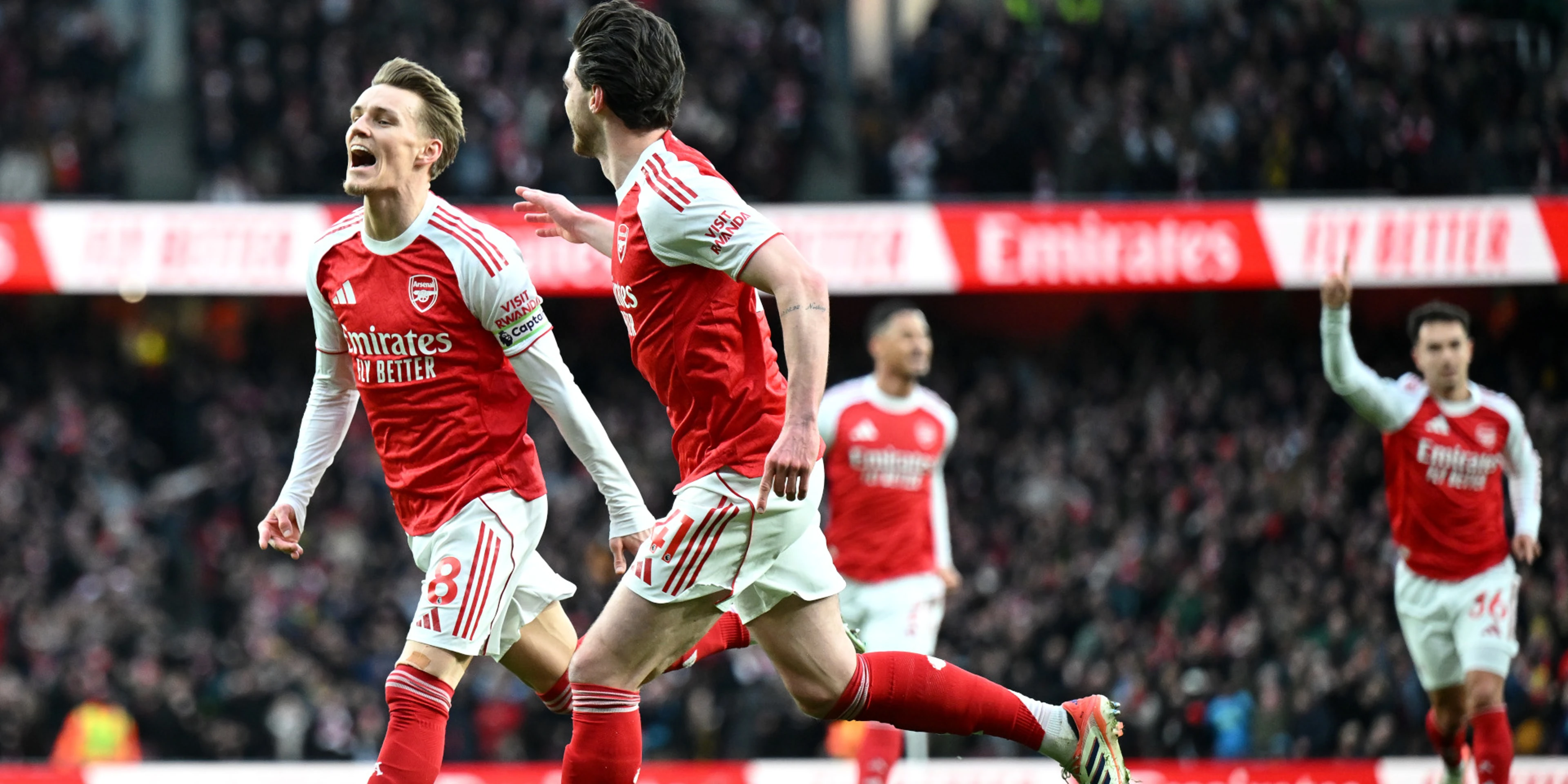 Arsenal ignore injury woes to retain top spot with win over Brighton
