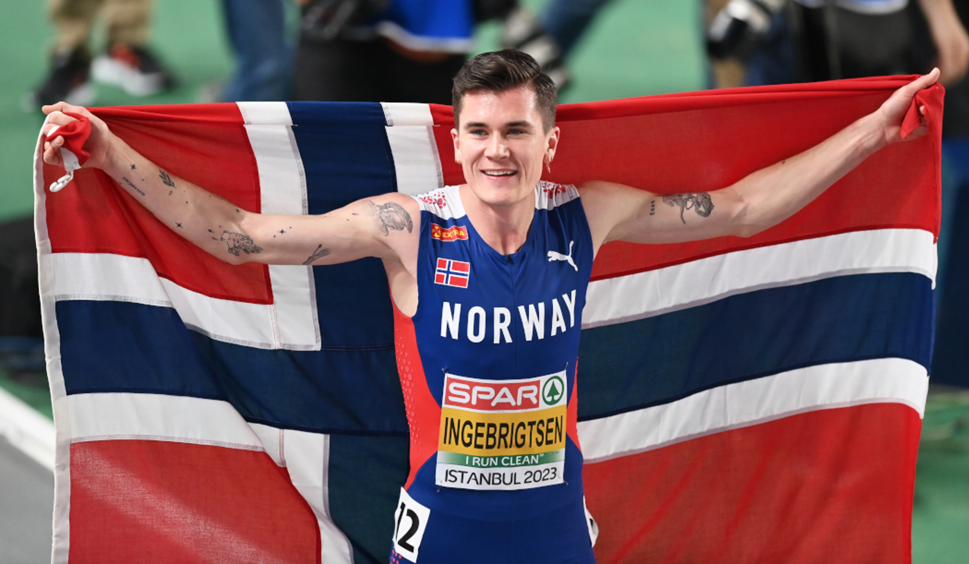 Ingebrigtsen dominates 1500m at European Indoors