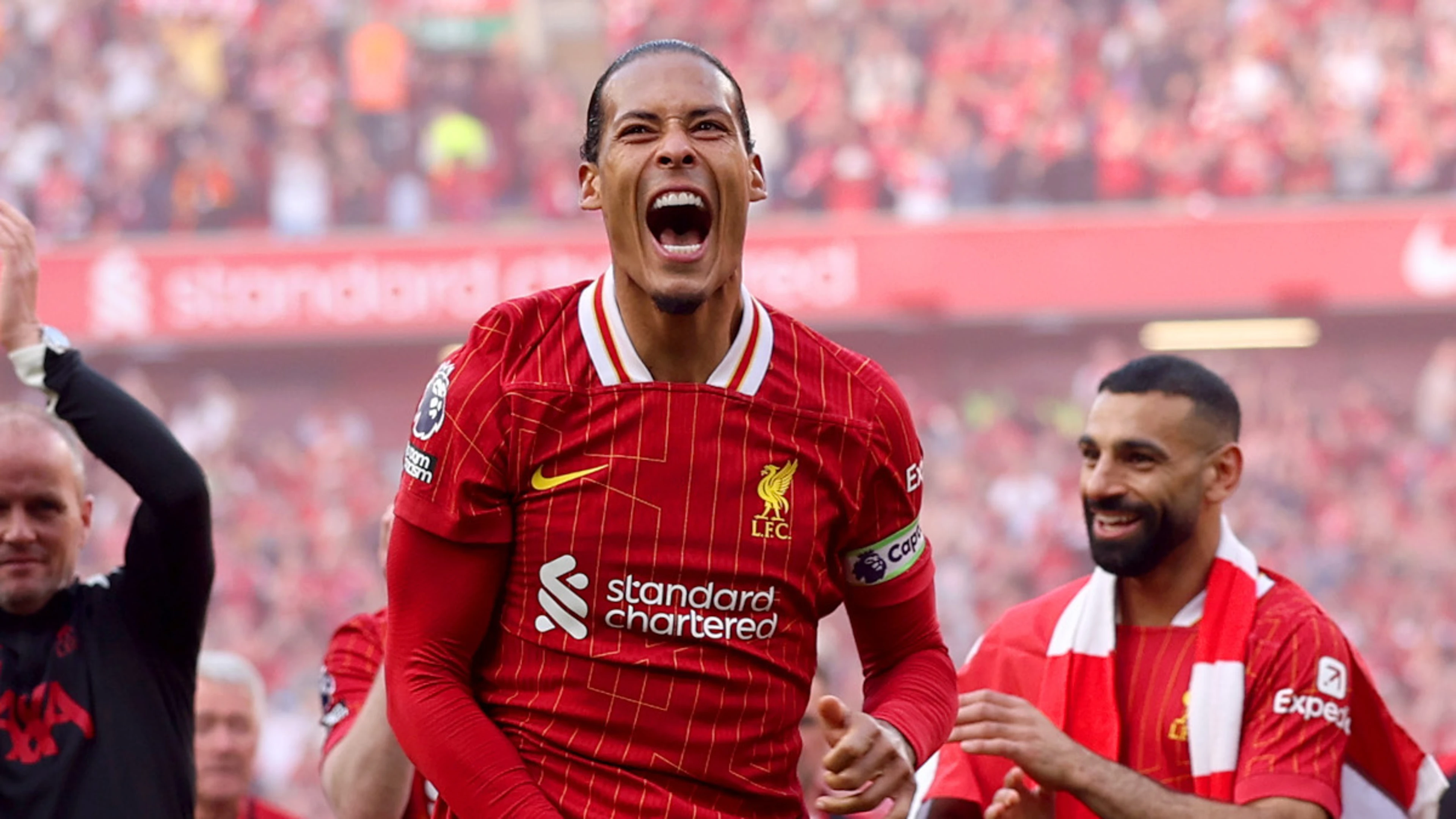 Liverpool 'truly deserve' to be Premier League champions, says Van Dijk