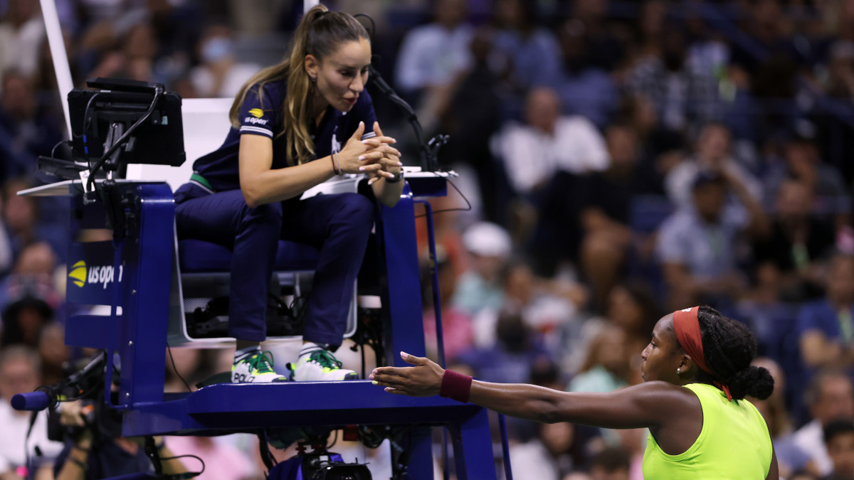 Gauff slams officiating after stormy US Open win