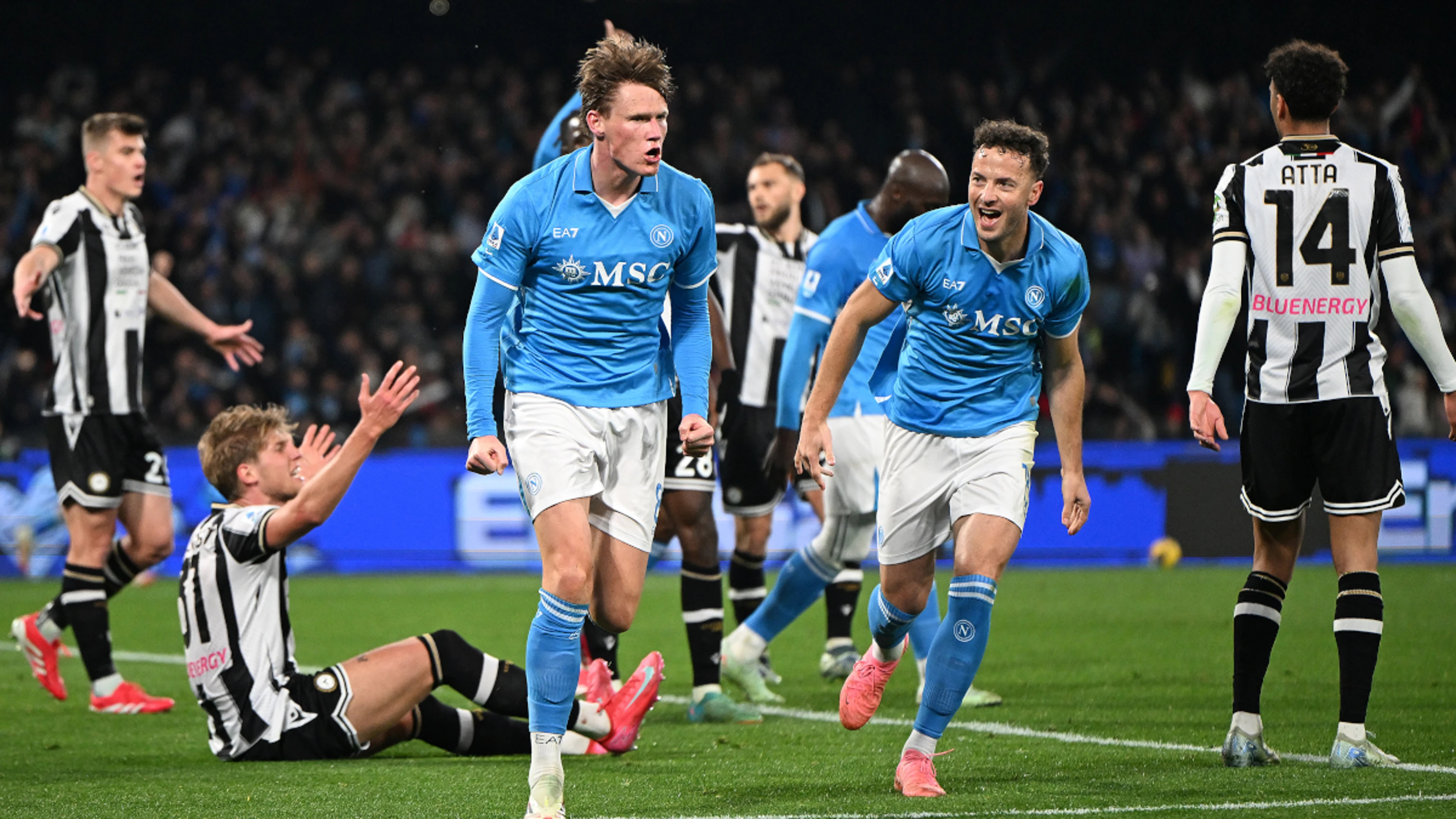 Napoli miss chance to extend Serie A lead with Udinese draw