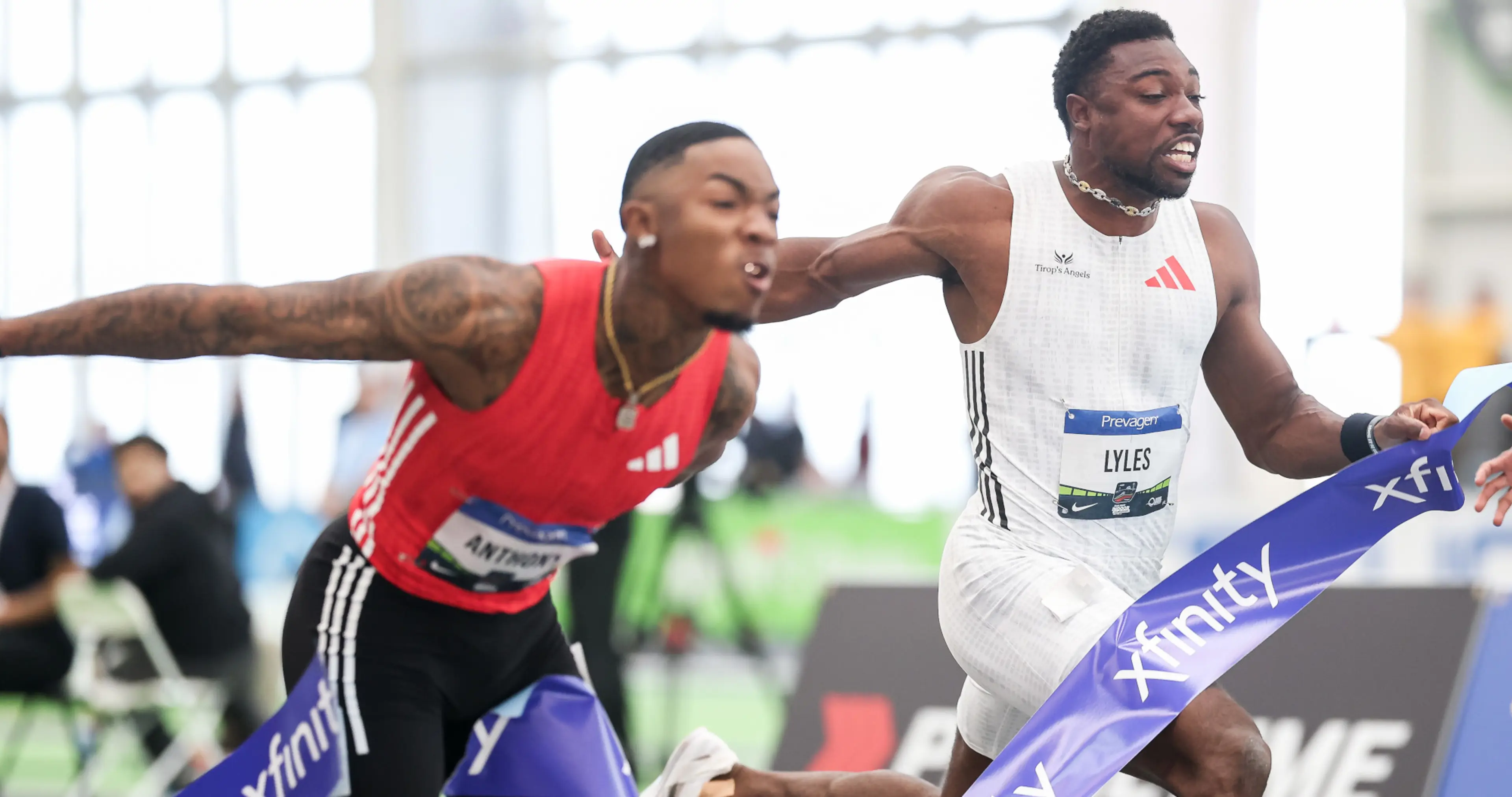 Anthony wins US 60m indoor title ahead of Bromell and Lyles