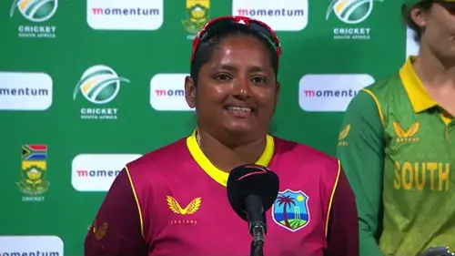 Women's SA v West Indies | 3rd ODI | Post-match interview with Anisa Mohammed