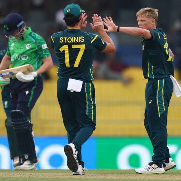 IRISH EYES CRYING: Marsh-less Australia cruise to victory