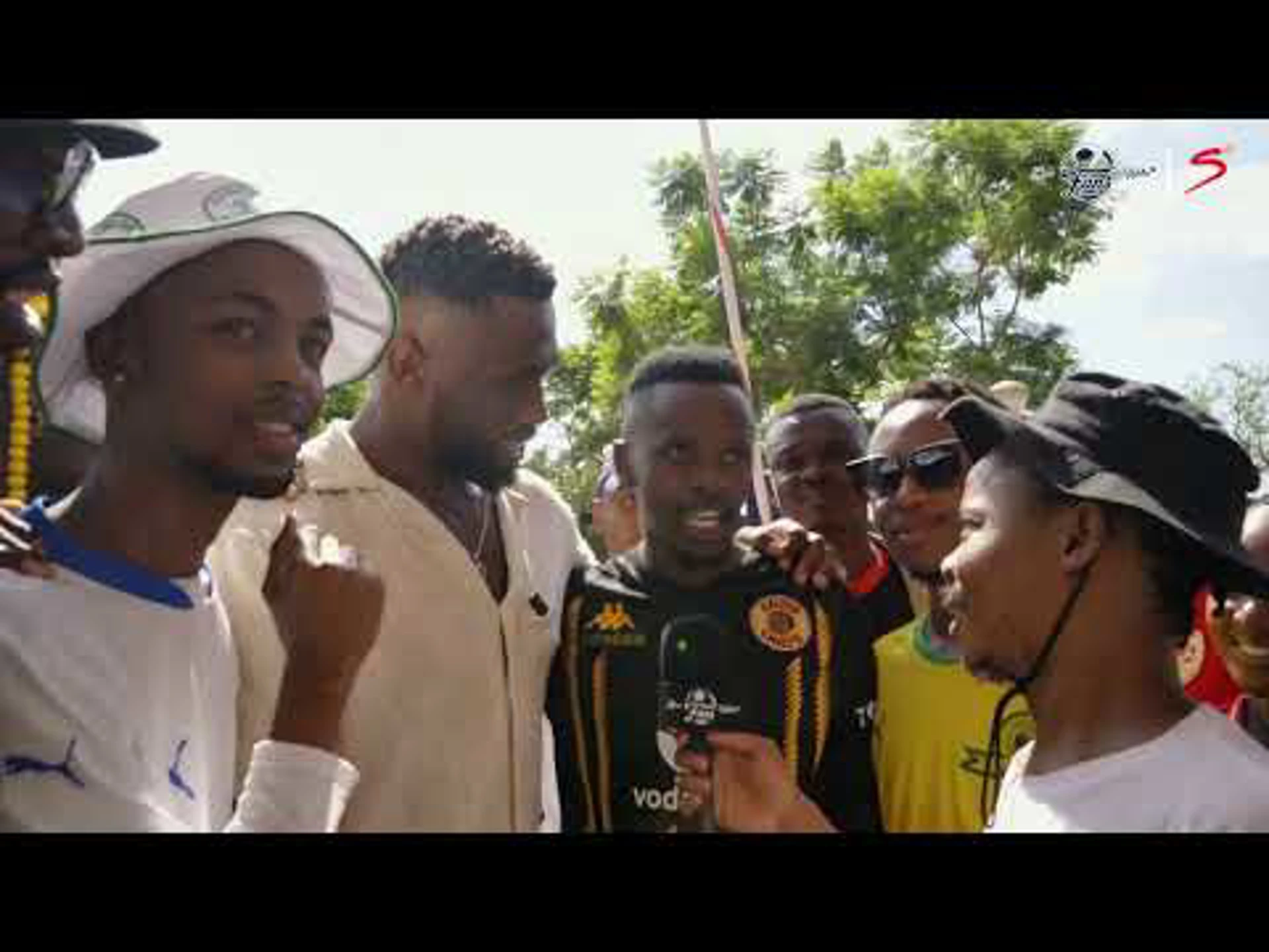 Siya Kolisi makes an appearance on AmaFansWethu TV