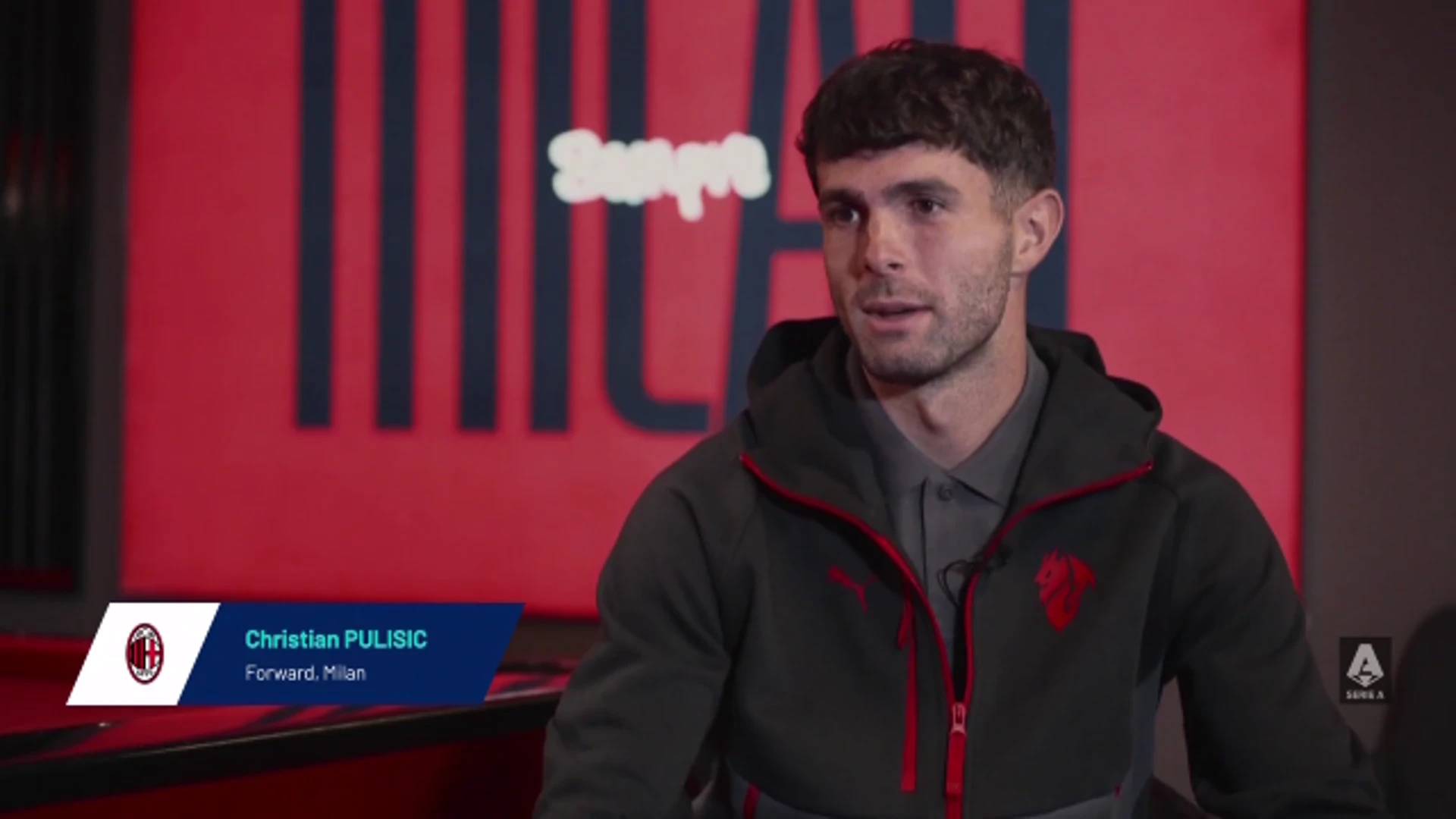 AC Milan's Pulisic at home in Milan