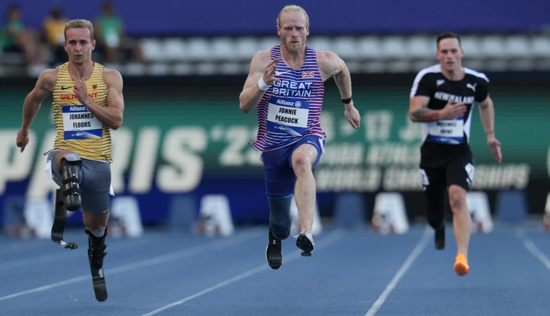 Paralympics icon Peacock back in the hunt to regain his 100m title