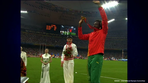 Francoise Mbango Etone | Medal Moments | Beijing 2008 | SuperSport