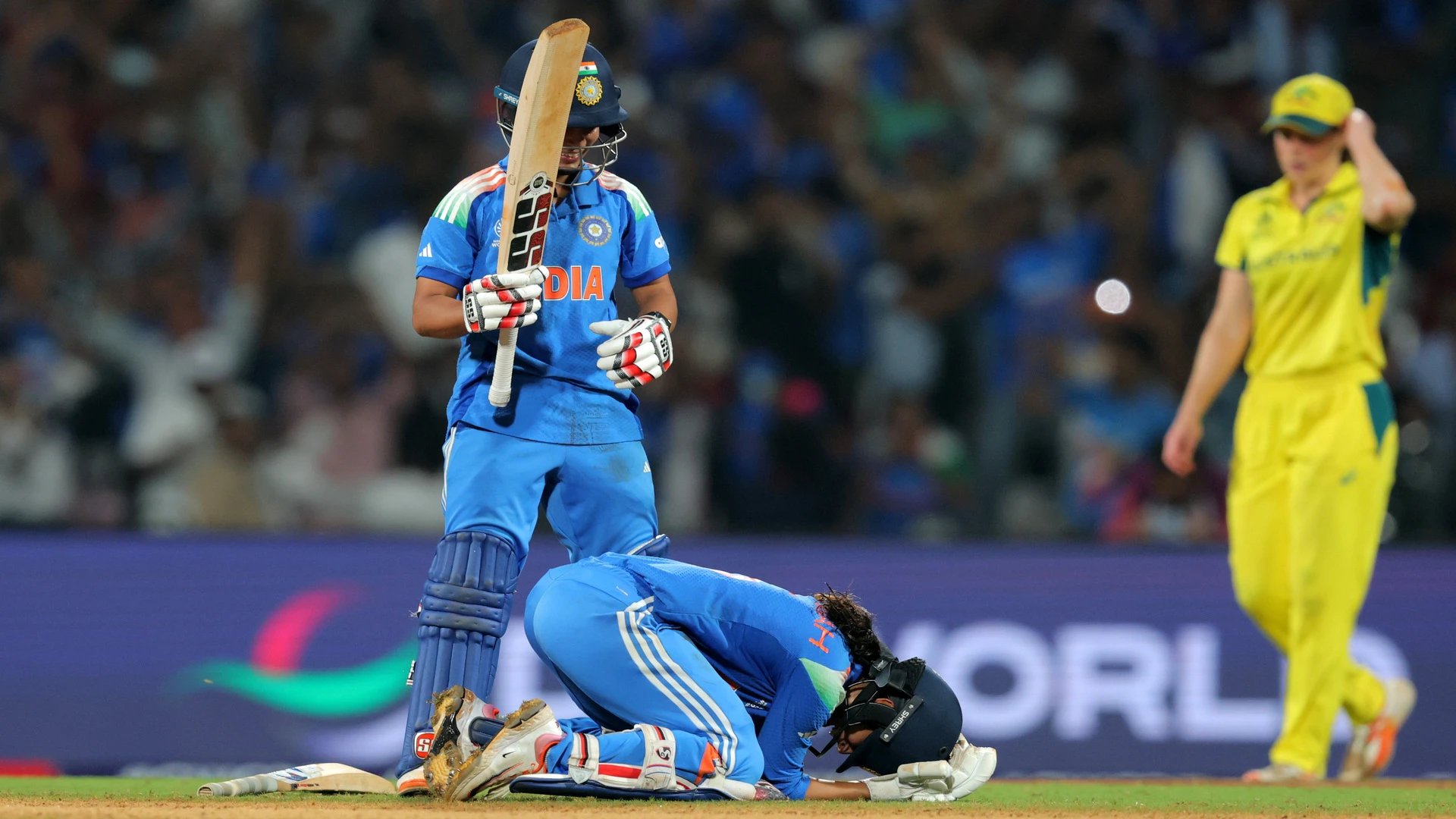 RECORD CHASE: India stun Australia to set up World Cup final date with SA