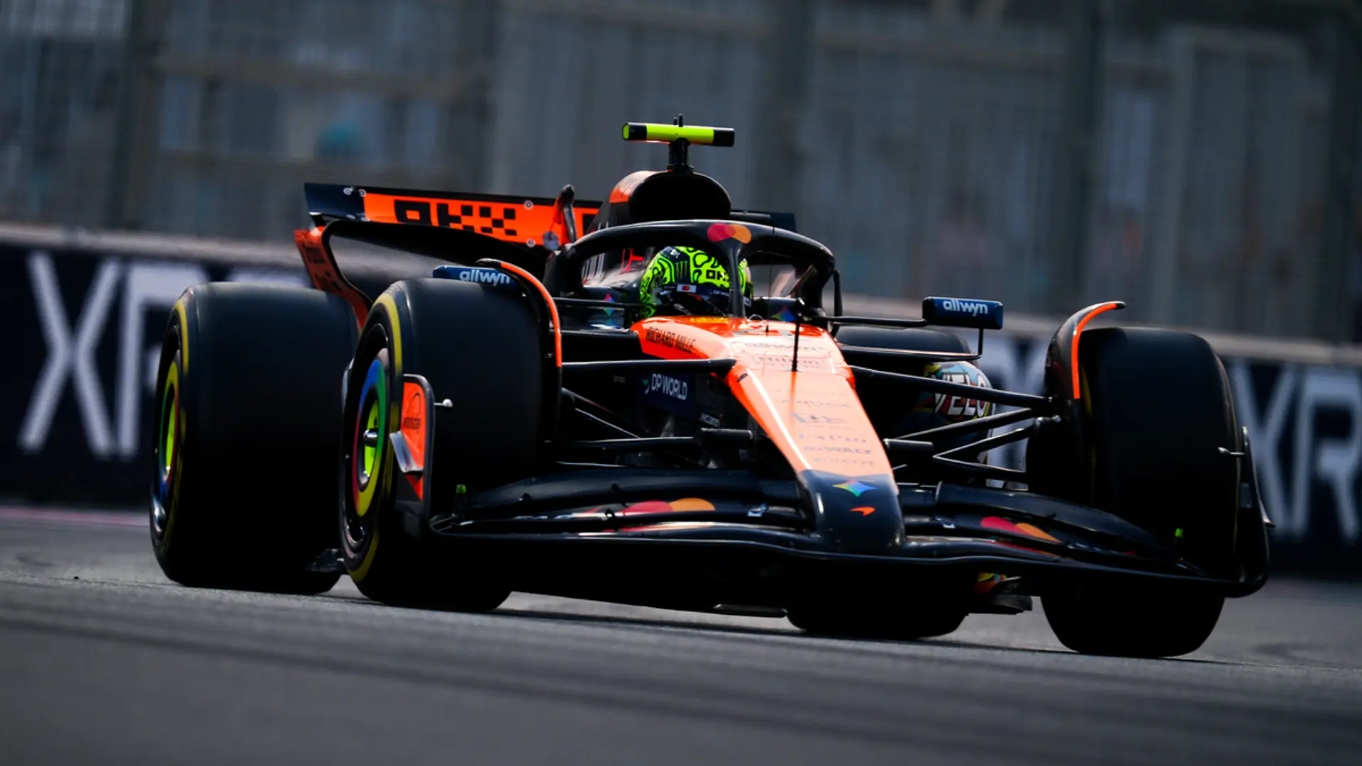 TITLE BOOST: Norris dominates Abu Dhabi practice