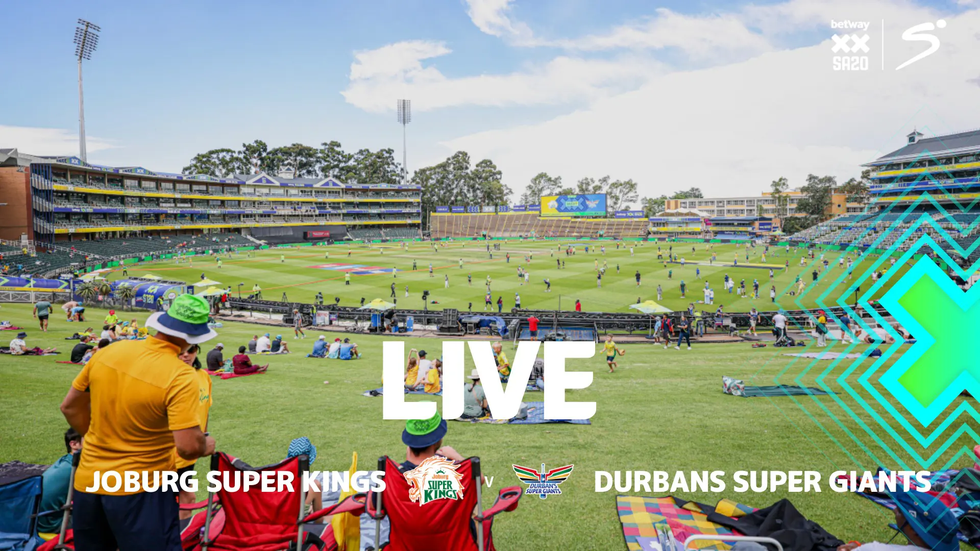LIVE: SA20 - Joburg S Kings v Durban's S Giants