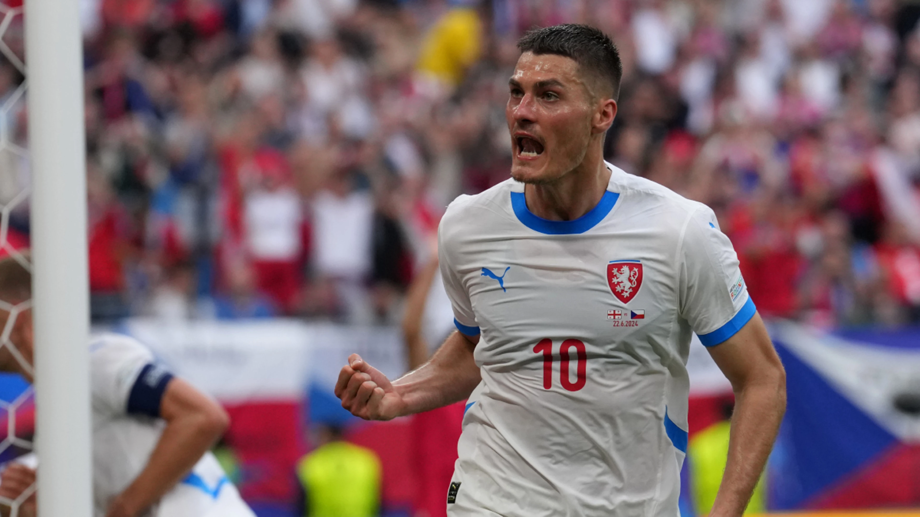 Schick saves Czechs in Euros draw against gutsy Georgia