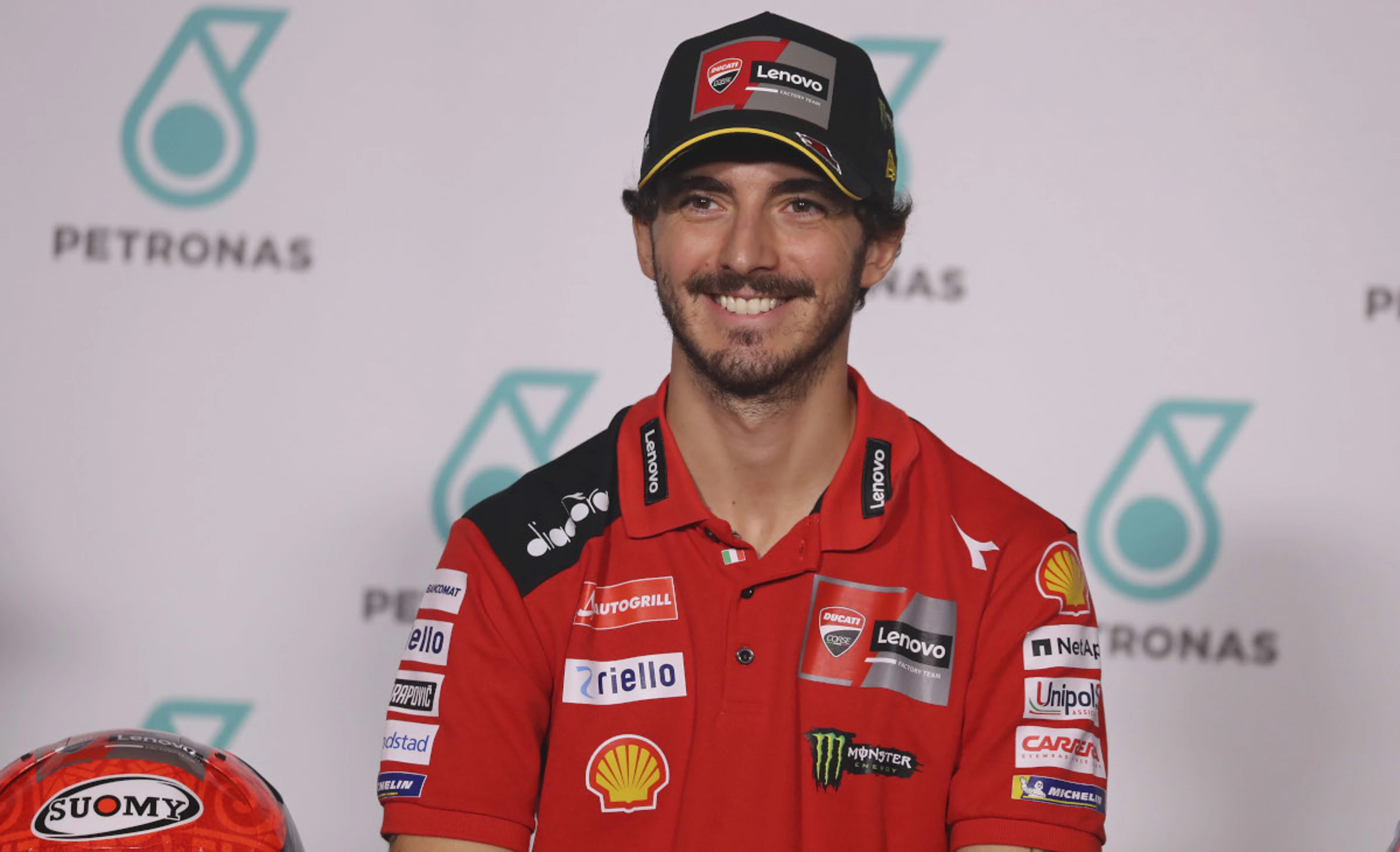 MotoGP defending champ Bagnaia thrives on pressure ahead of Malaysian GP