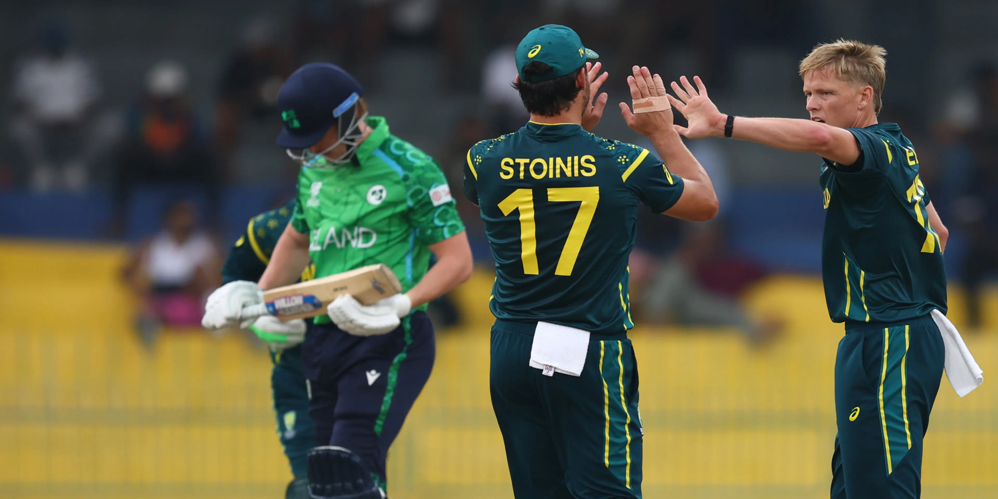 IRISH EYES CRYING: Marsh-less Australia cruise to victory