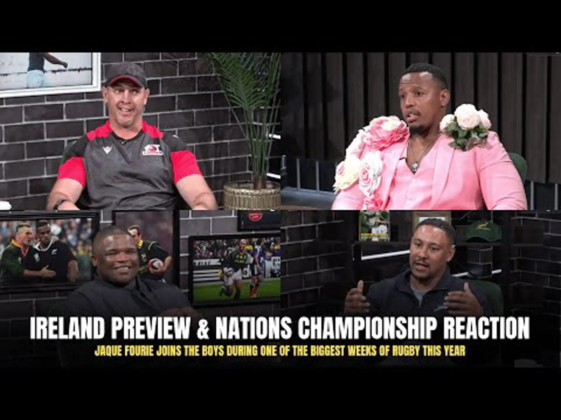 Ireland Preview and Nations Championship Reaction with Jaque Fourie 🇿🇦🇮🇪 | Bok Dream Team Bonus