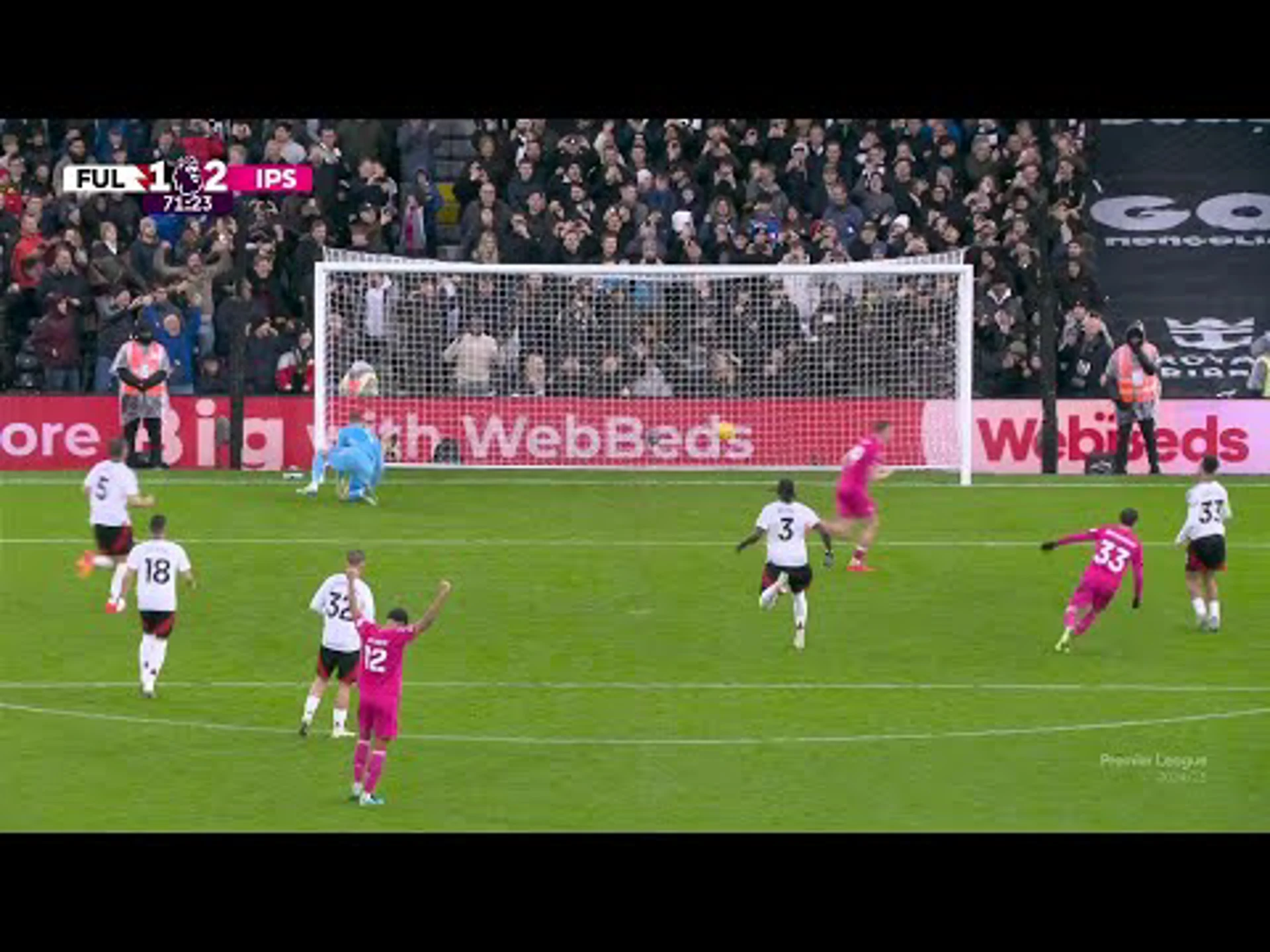 Liam Delap | 71ˢᵗ Minute Penalty Goal v Fulham