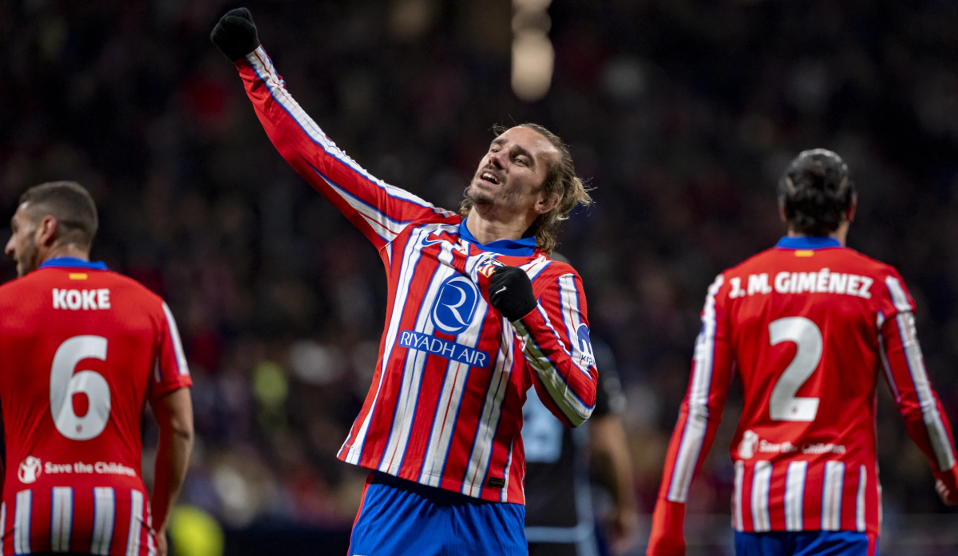 Griezmann brace extends Atletico winning streak