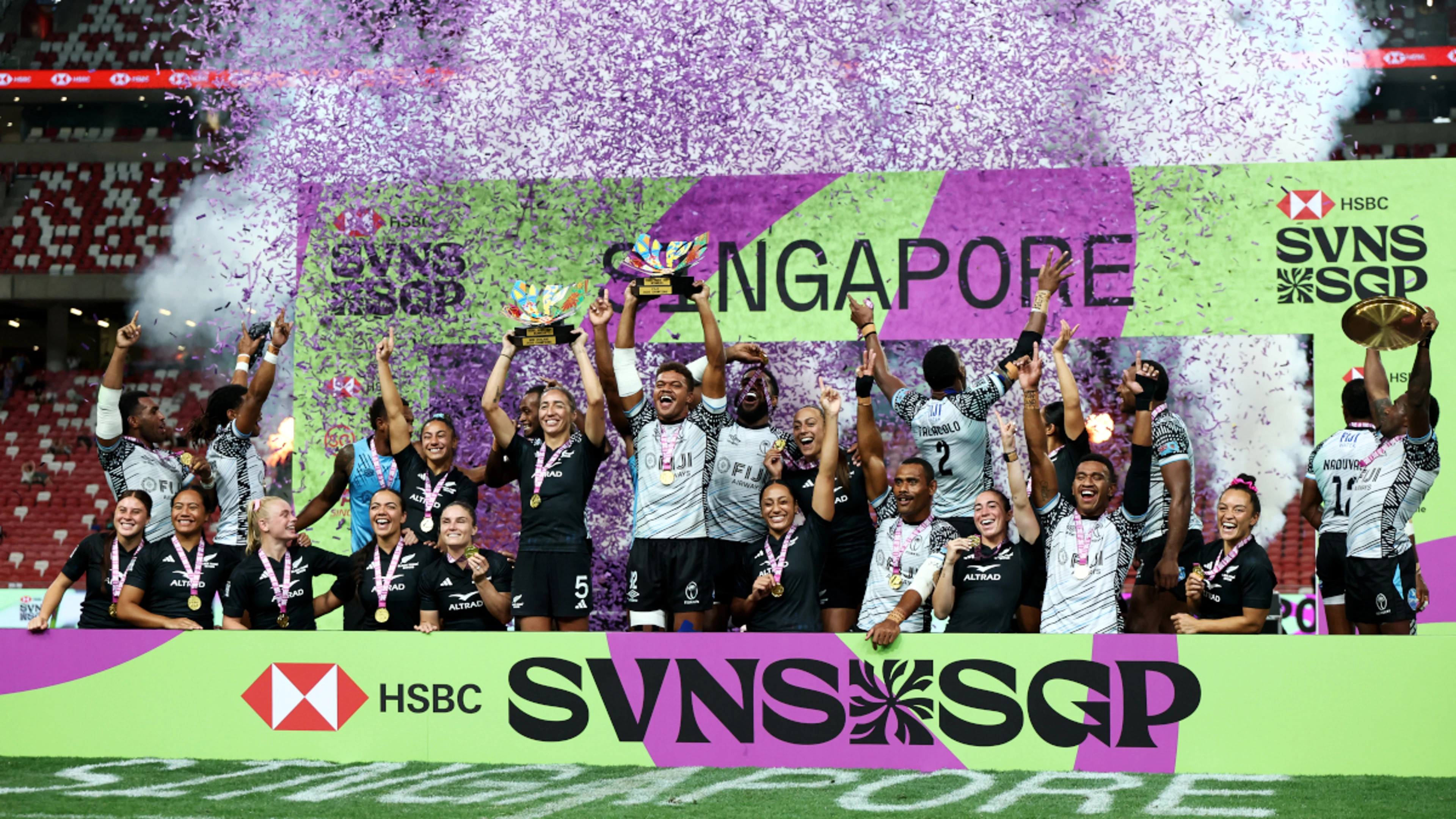 Fiji and New Zealand seal sevens wins in Singapore