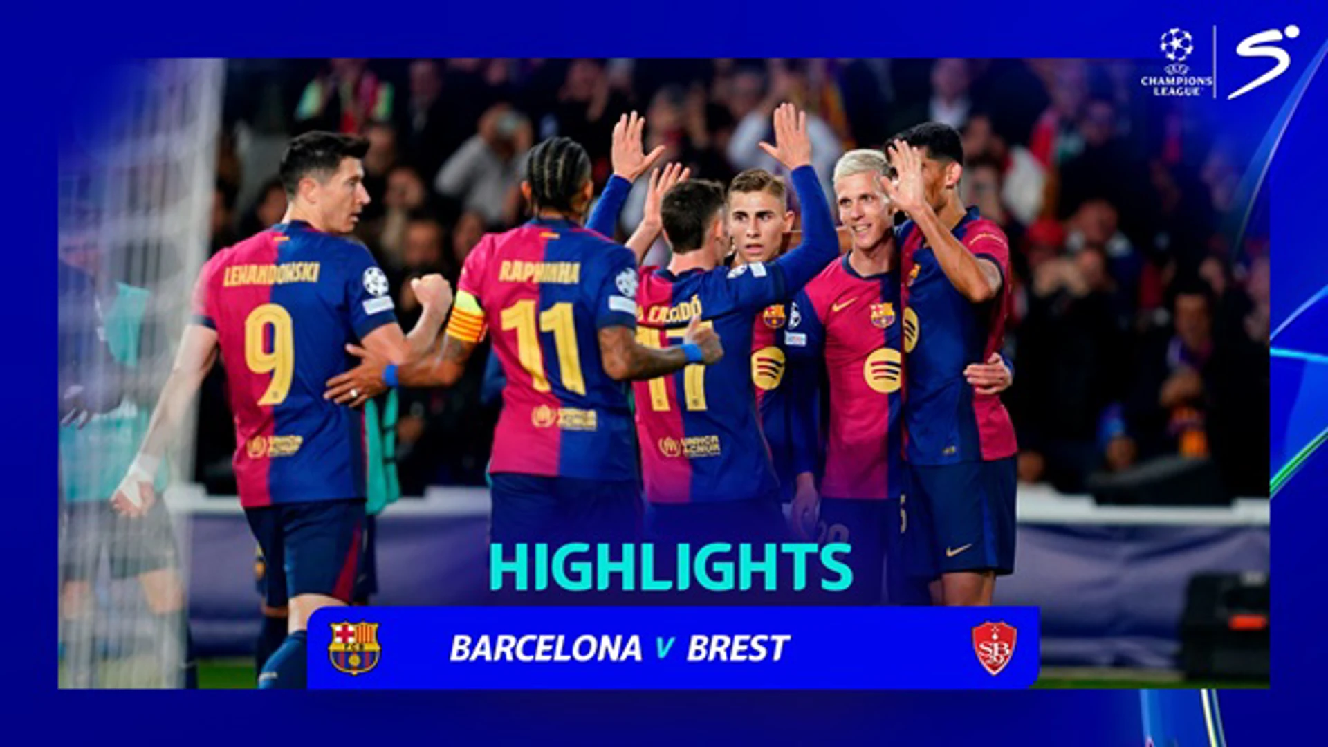 Barcelona v Brest | 90 in 90 | UEFA Champions League