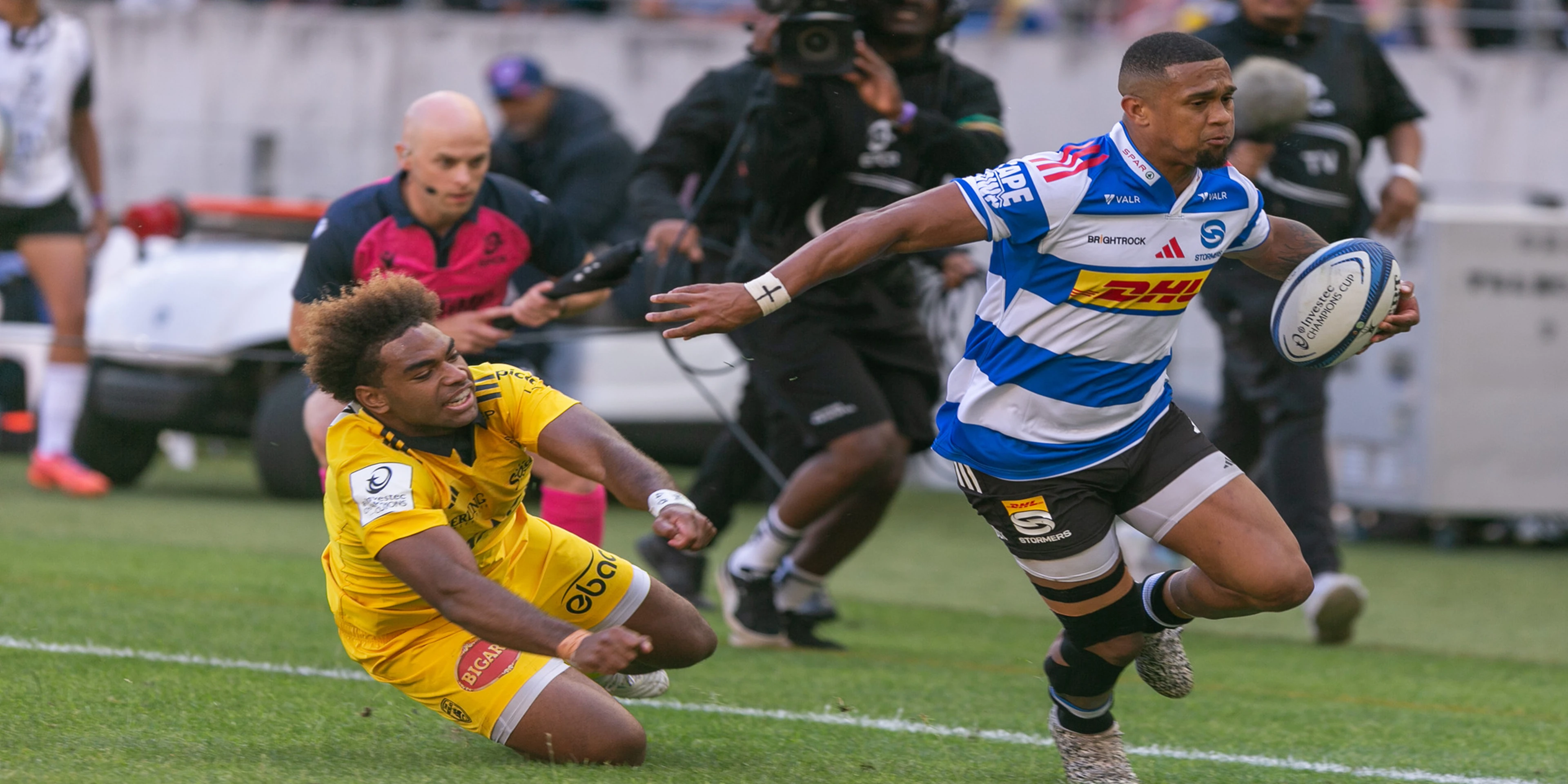 TARGET HIT: Stormers overcome gutsy La Rochelle in Gqeberha