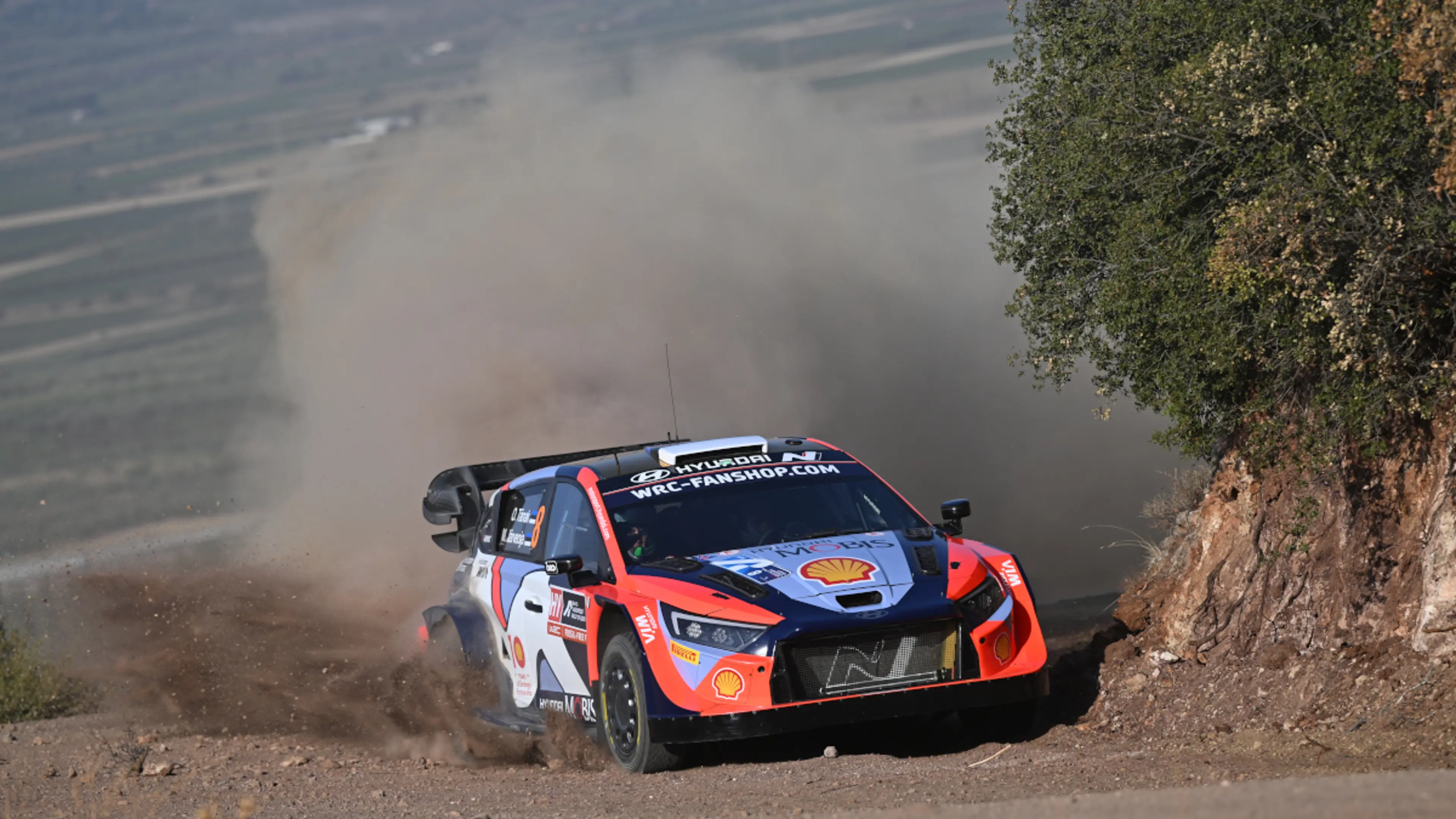 Tanak builds lead as rivals bite the dust in Acropolis Rally