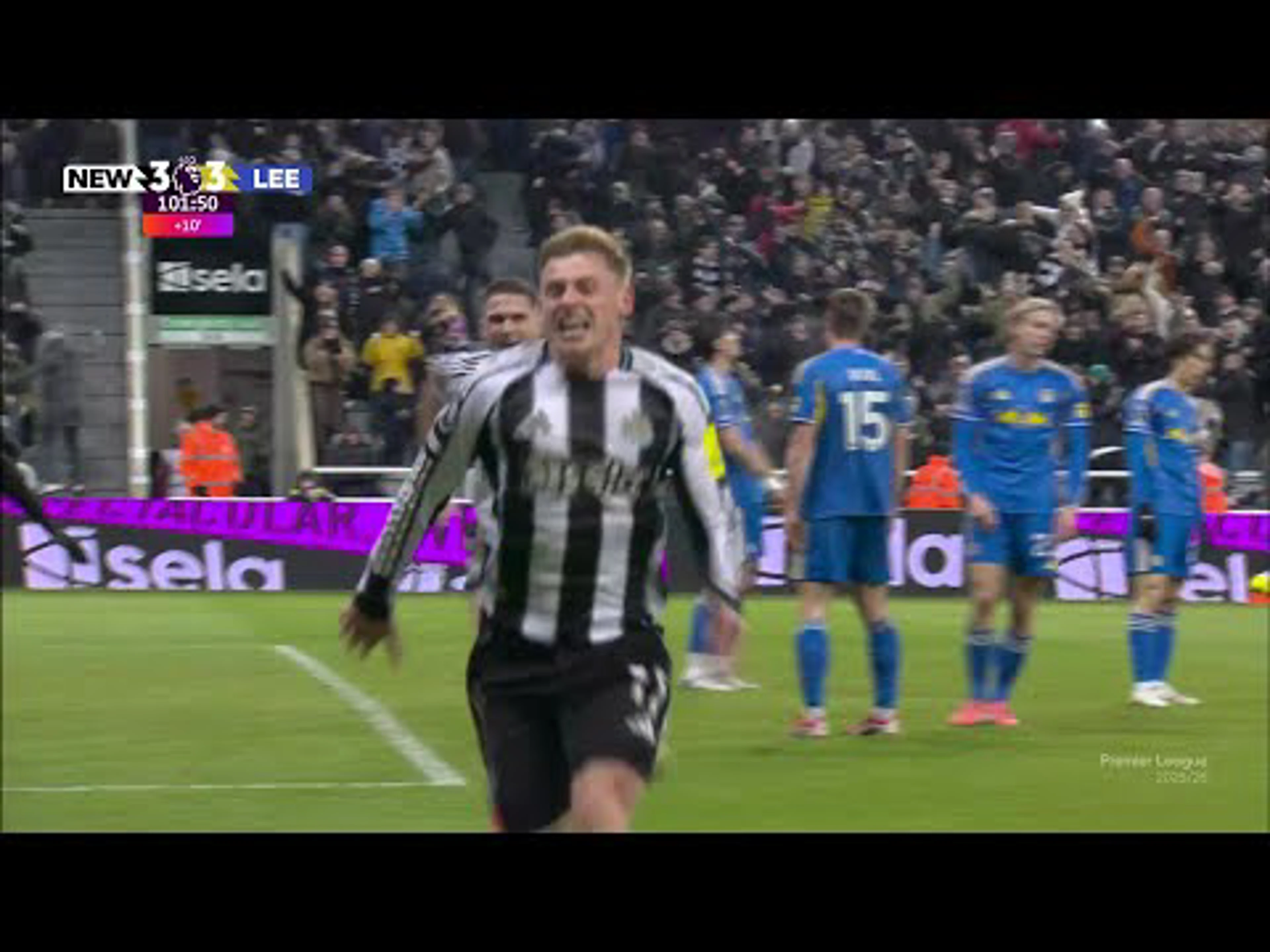 Harvey Barnes | 102ⁿᵈ Minute Spectacular Goal v Leeds United