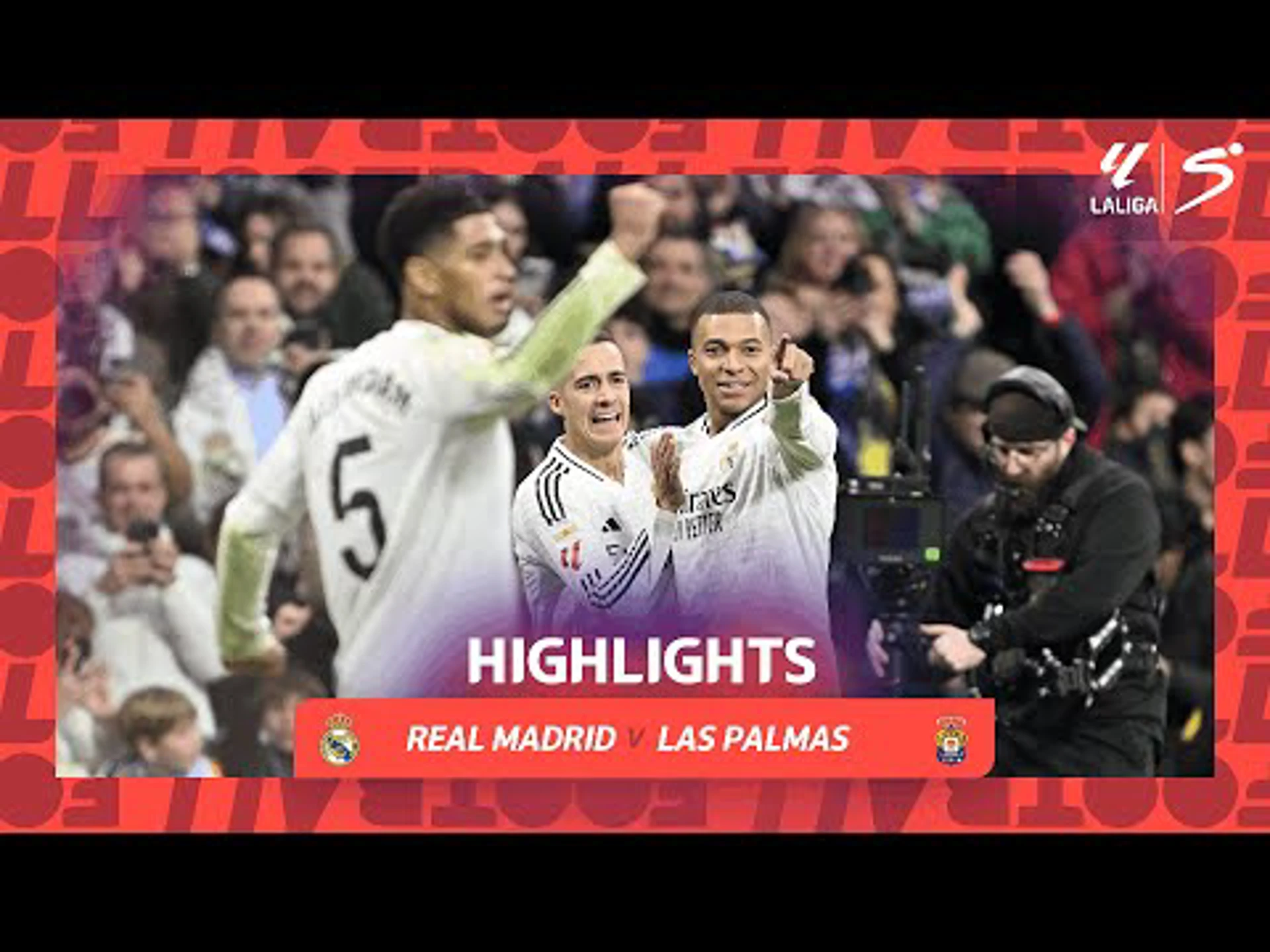 Real Madrid v Las Palmas | Match Highlights | LaLiga EA Sports Matchday 20