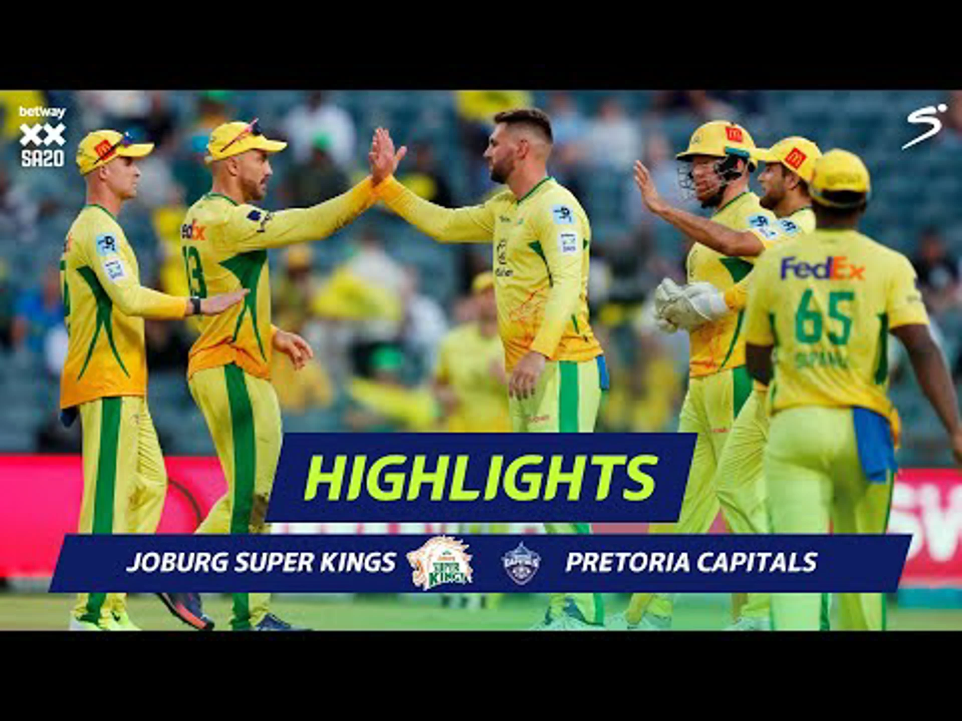 Joburg Super Kings v Pretoria Capitals | Short Highlights | Betway SA20