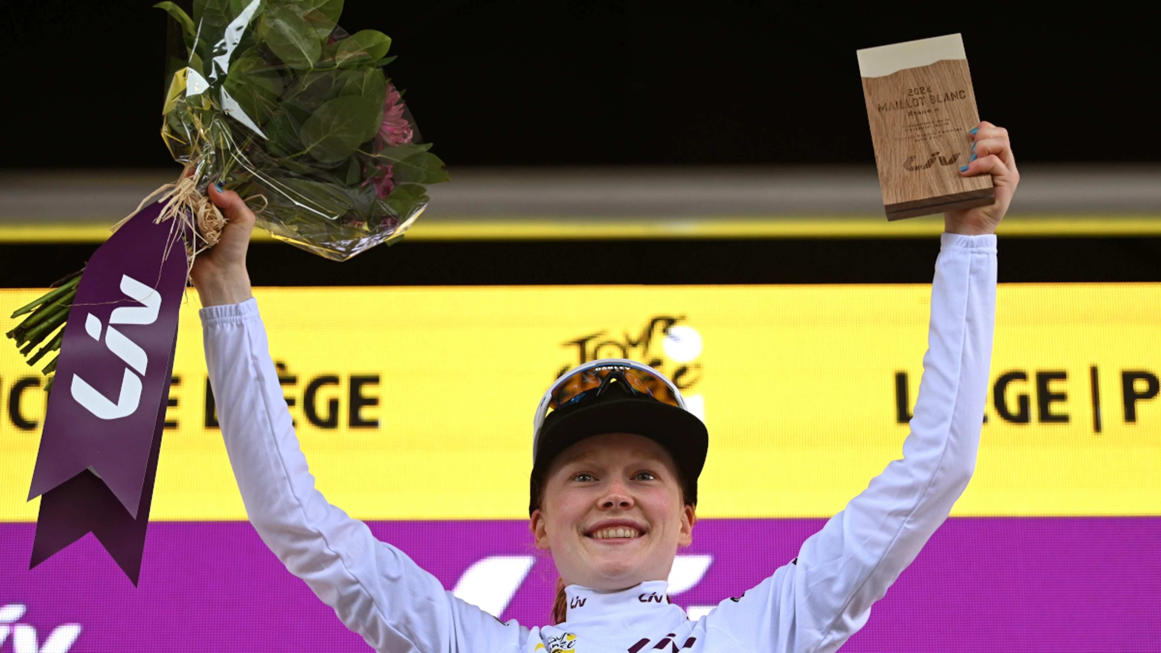 Rookie Pieterse wins stage four of women's Tour de France