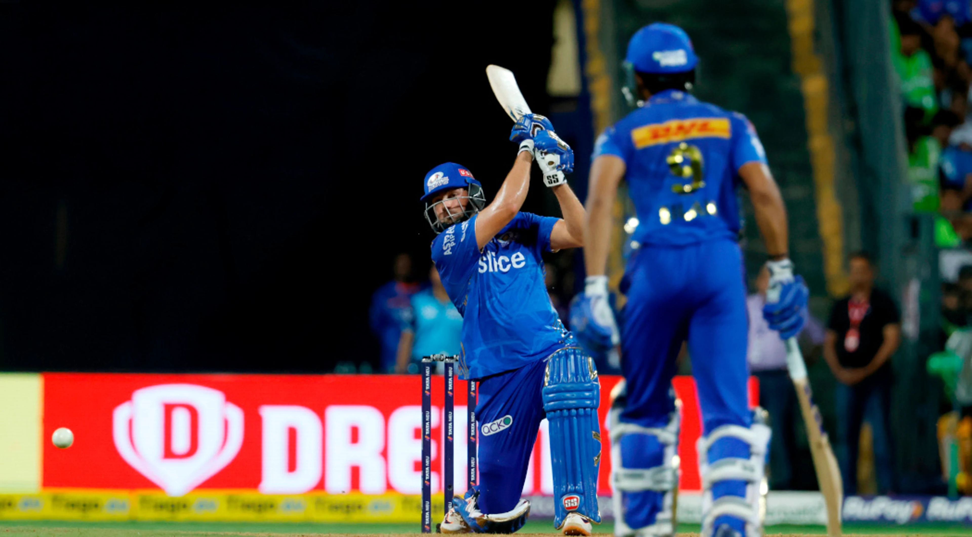 Tim David launches fireworks in the 1000th IPL match