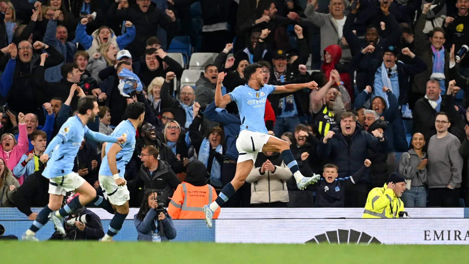 LATE SHOW: Nunes lifts Man City to thrilling win over Villa