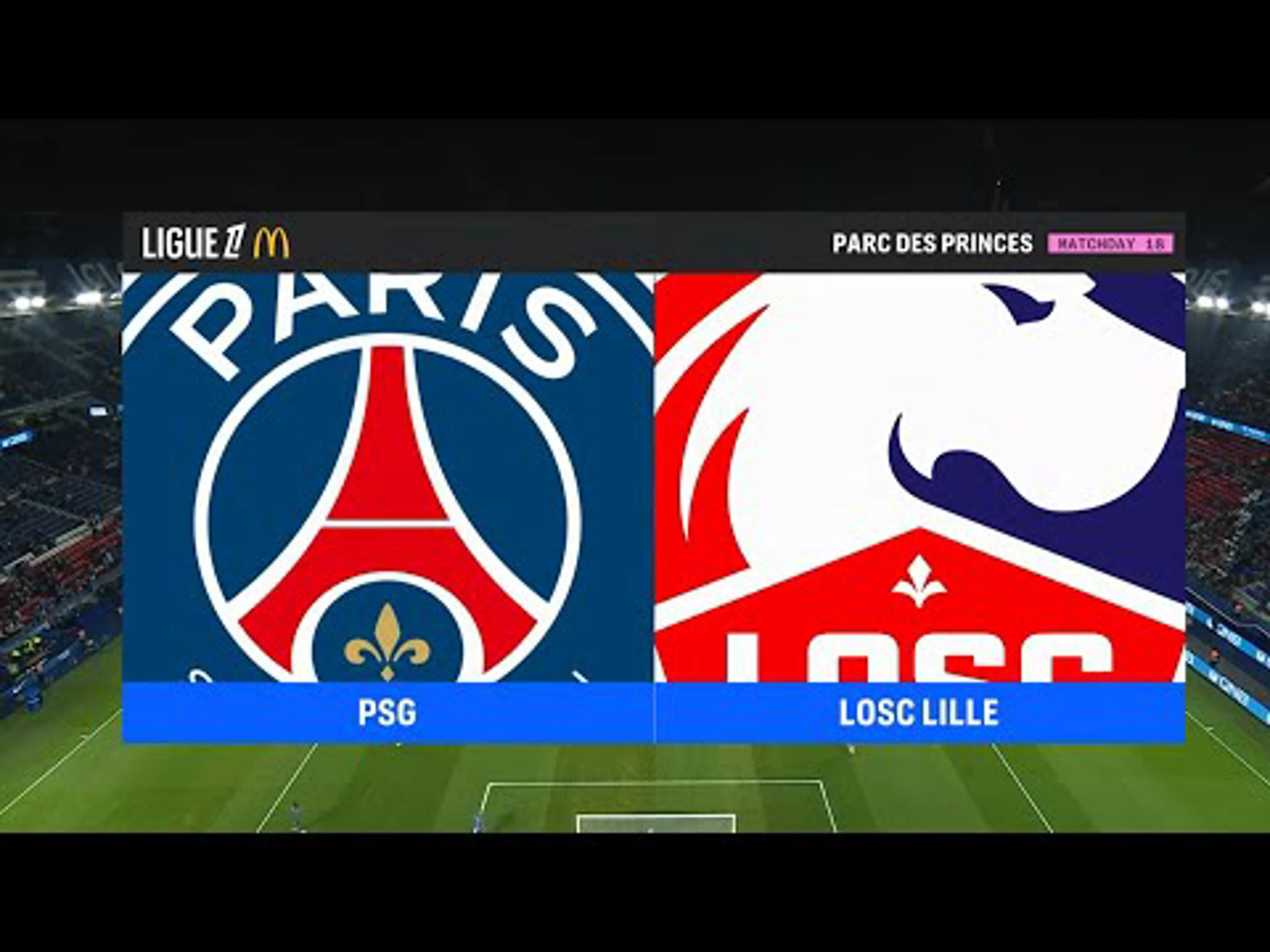 Paris Saint-Germain v Lille | Match Highlights | French Ligue 1