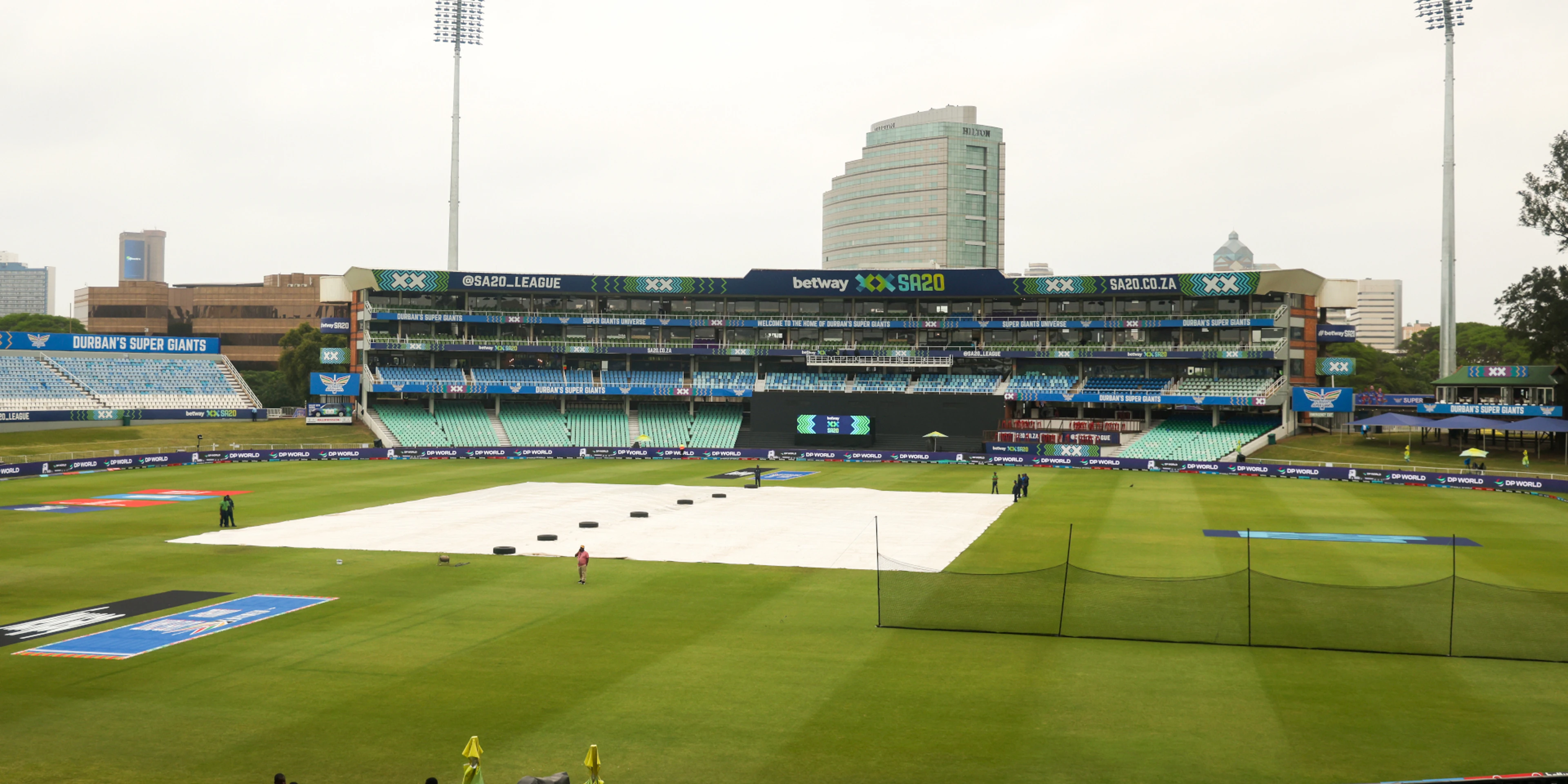 Drizzle delays SA20 toss in Durban