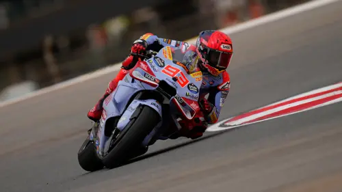 Marquez impresses despite crash in Portugal MotoGP practice