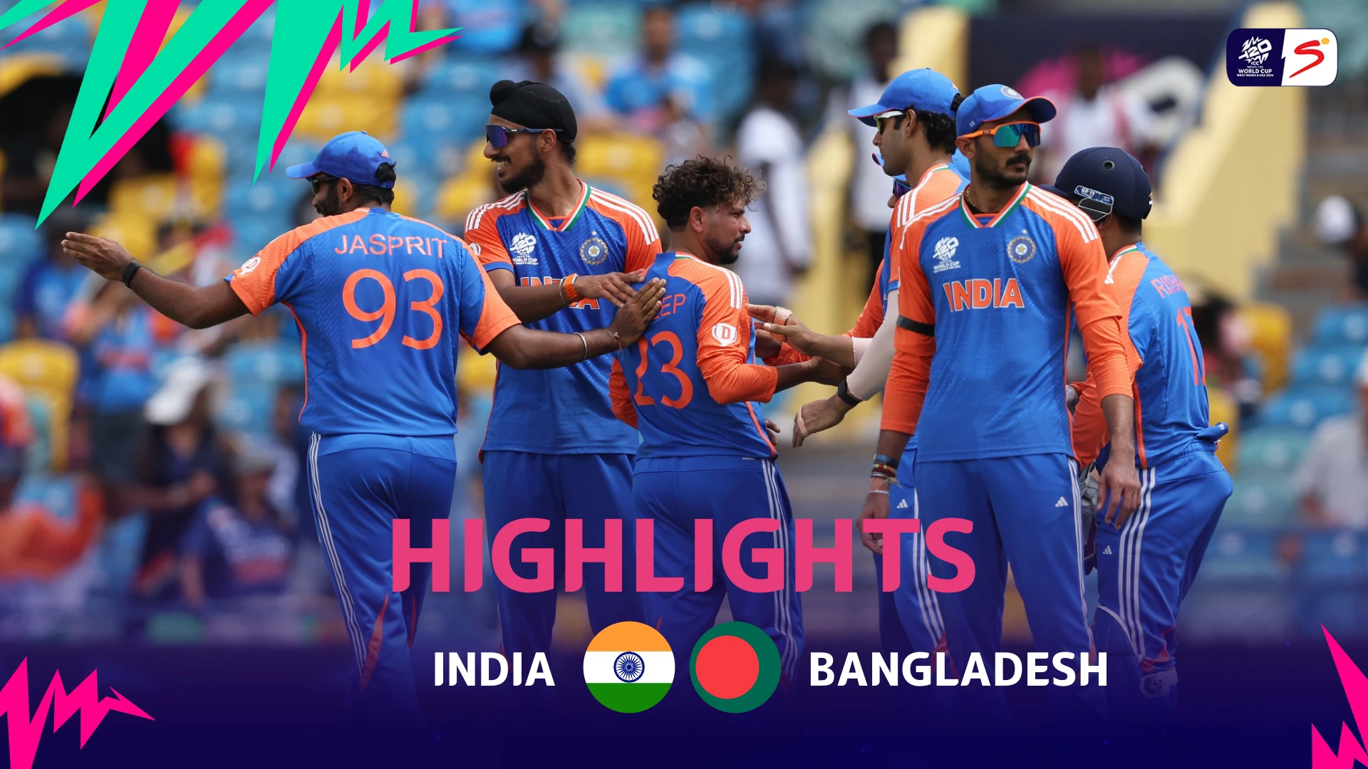 India v Bangladesh | Match Highlights | ICC T20 World Cup Group 1