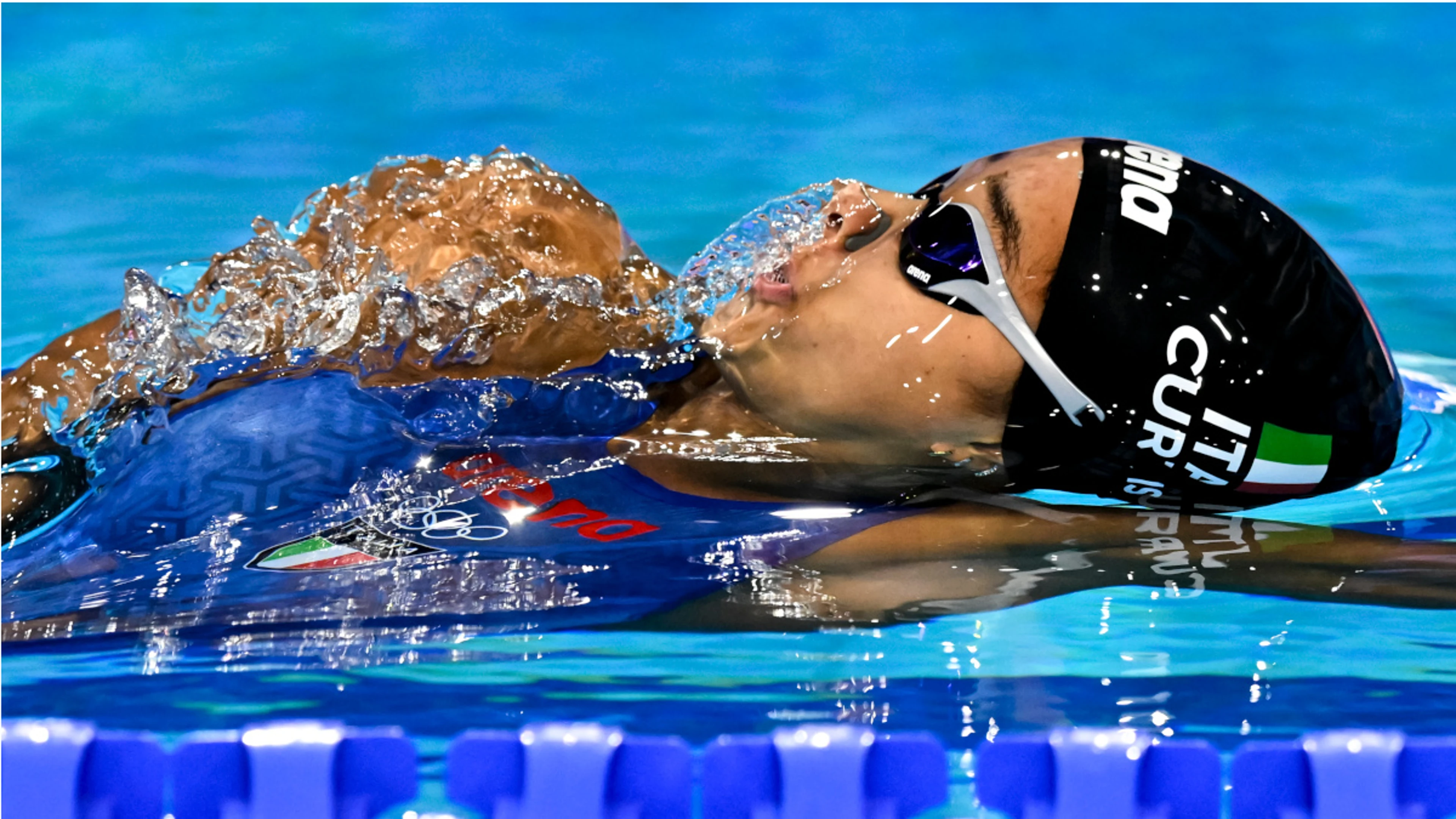 Italian swim sensation Curtis breaks own and icon Pellegrini records