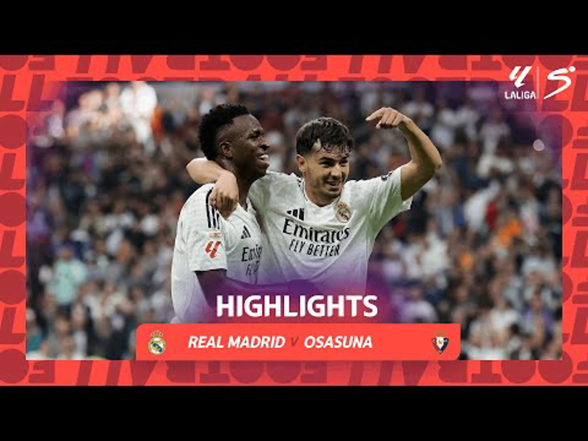 Real Madrid v Osasuna | Match Highlights | LaLiga EA Sports Matchday 13