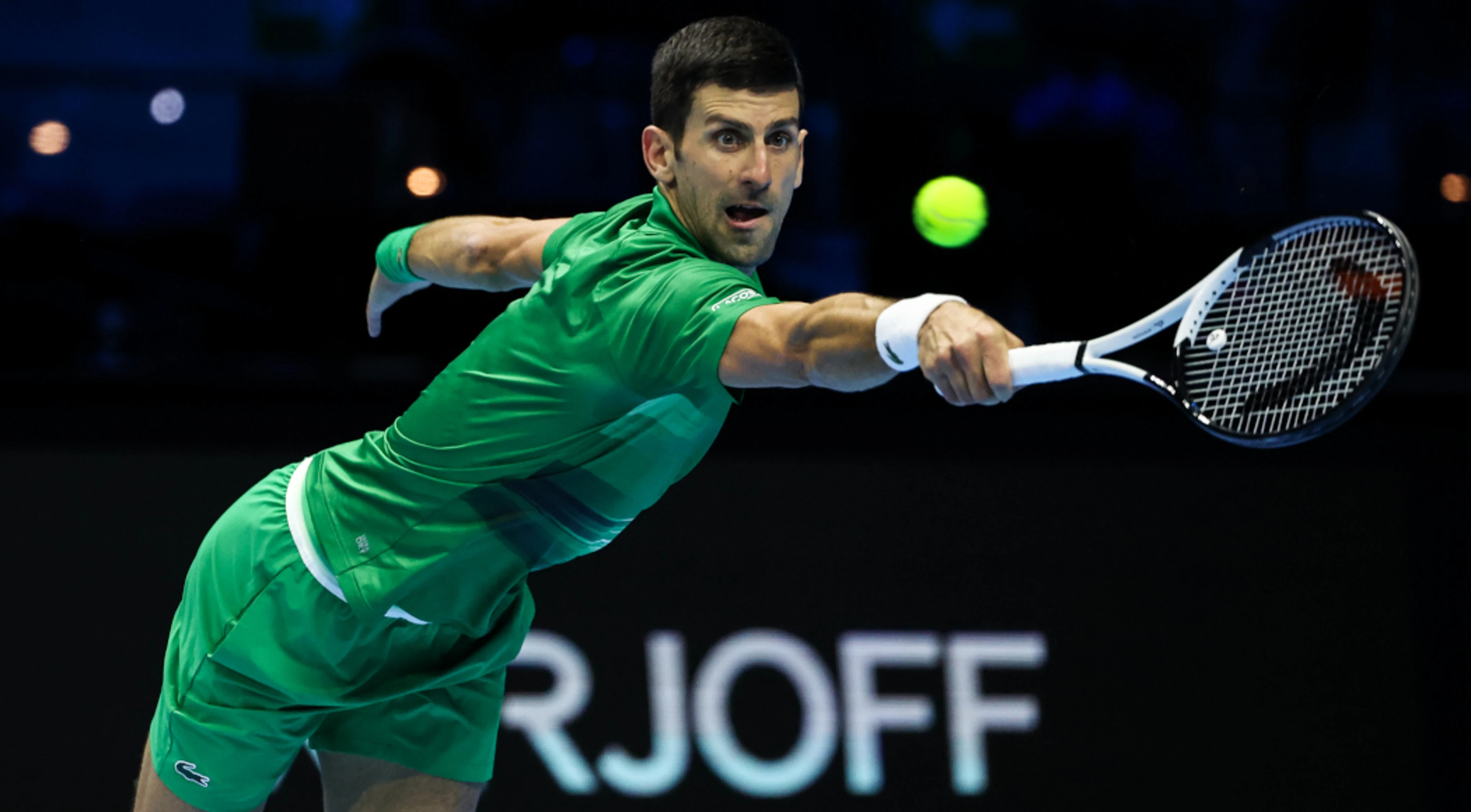 Djokovic crushes Rublev to reach last four in Turin