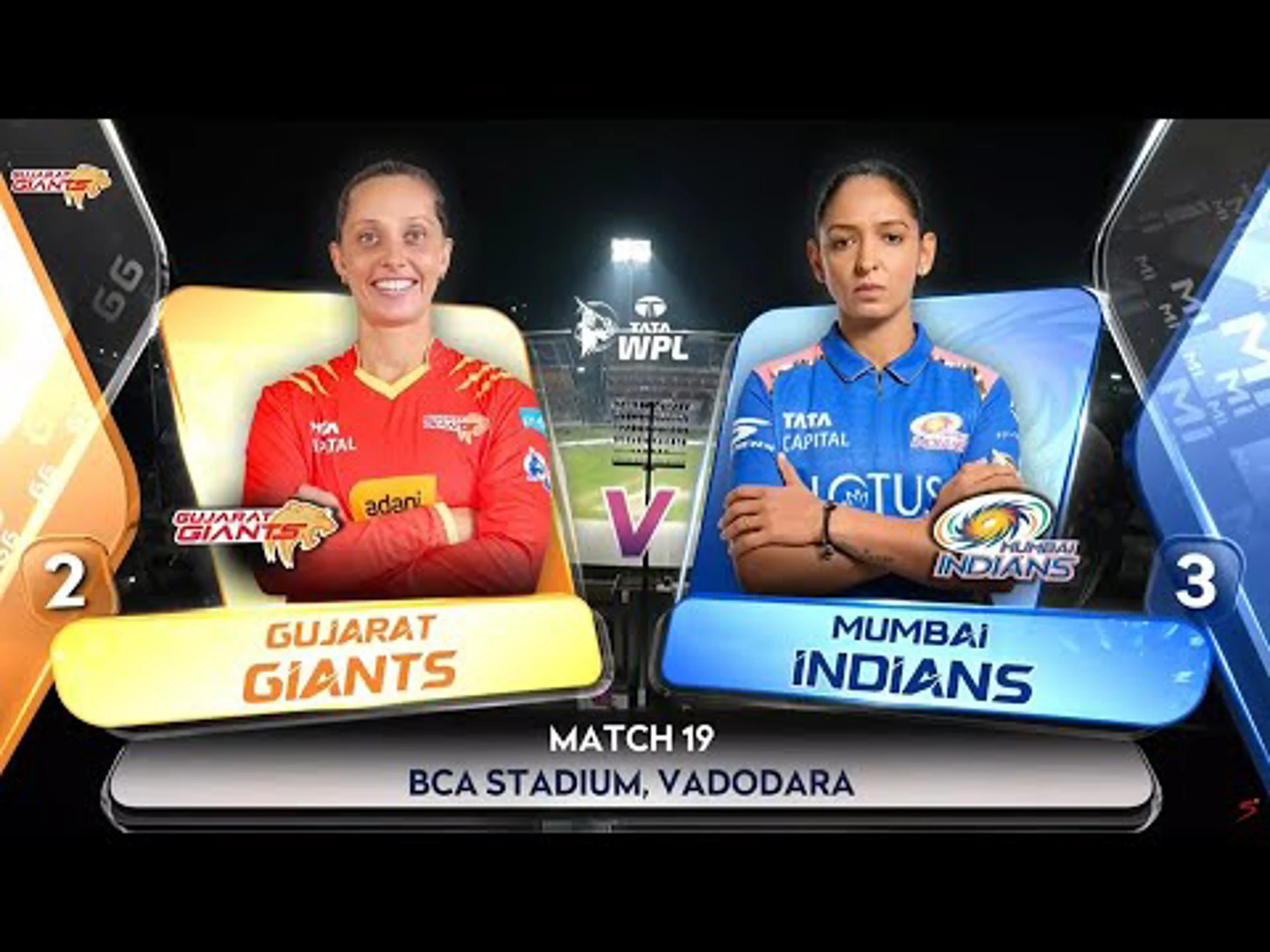 Gujarat Giants v Mumbai Indians | Match Highlights | Women's Premier League T20